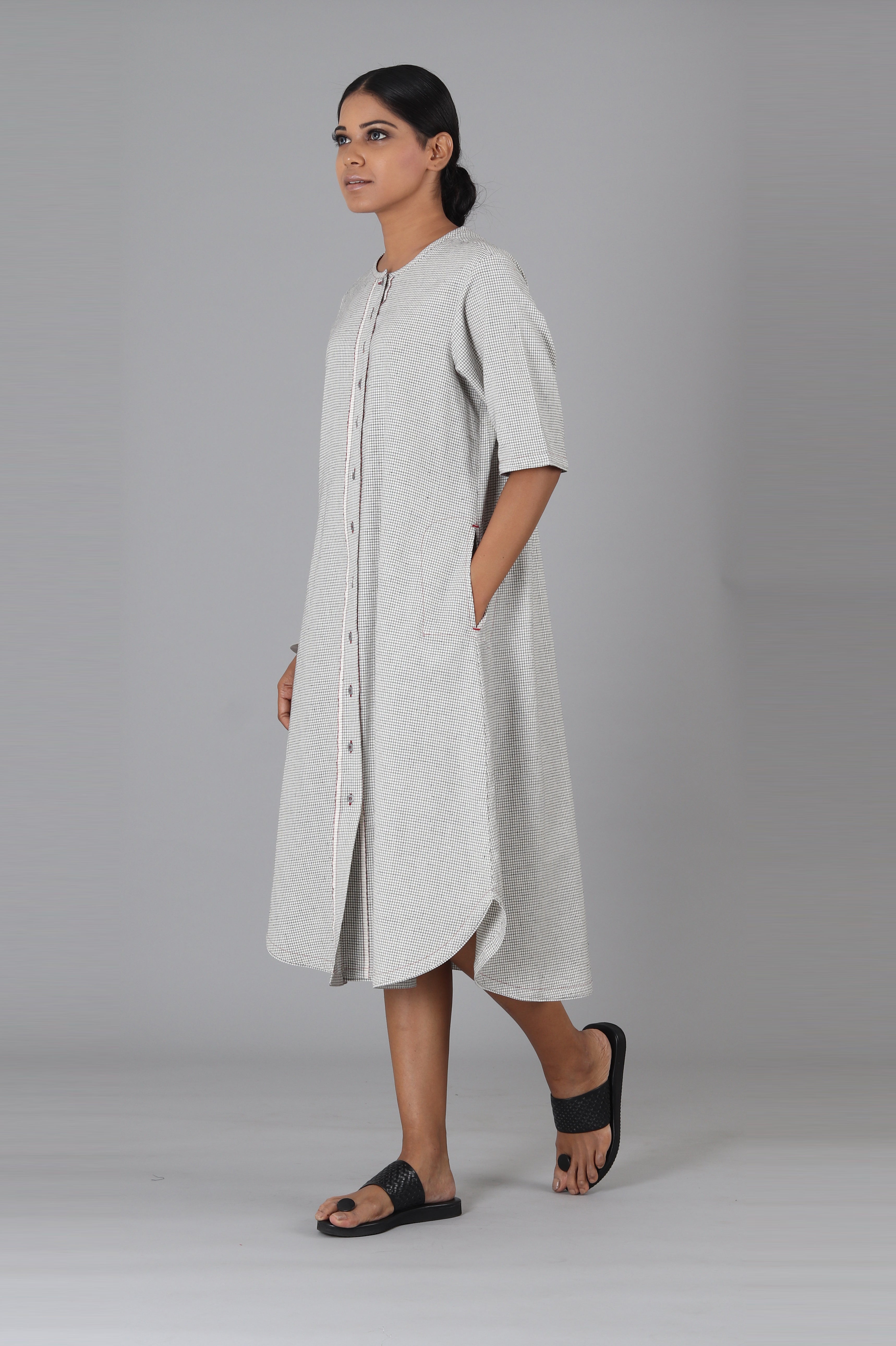 White Doria Open Long Jacket