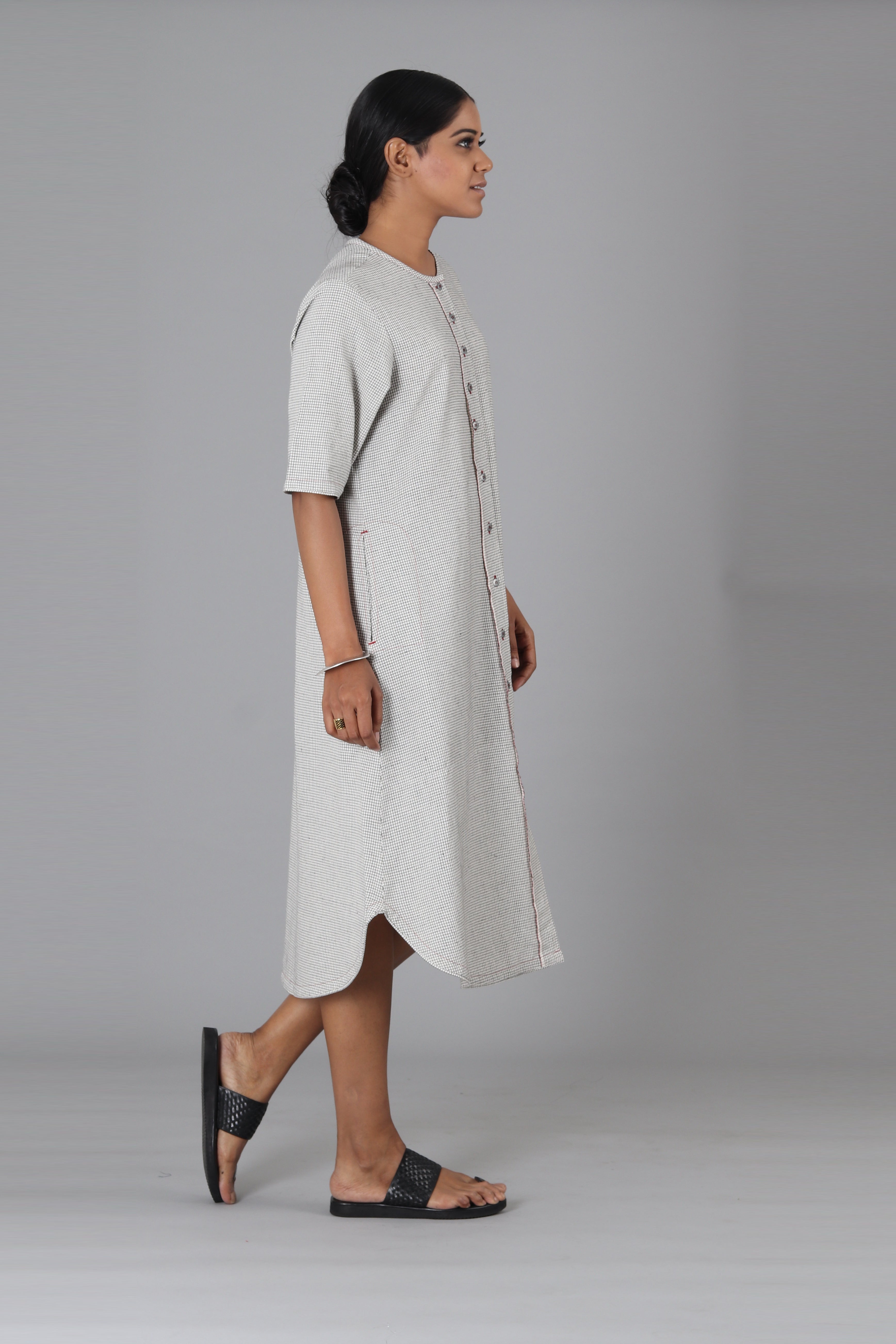 White Doria Open Long Jacket