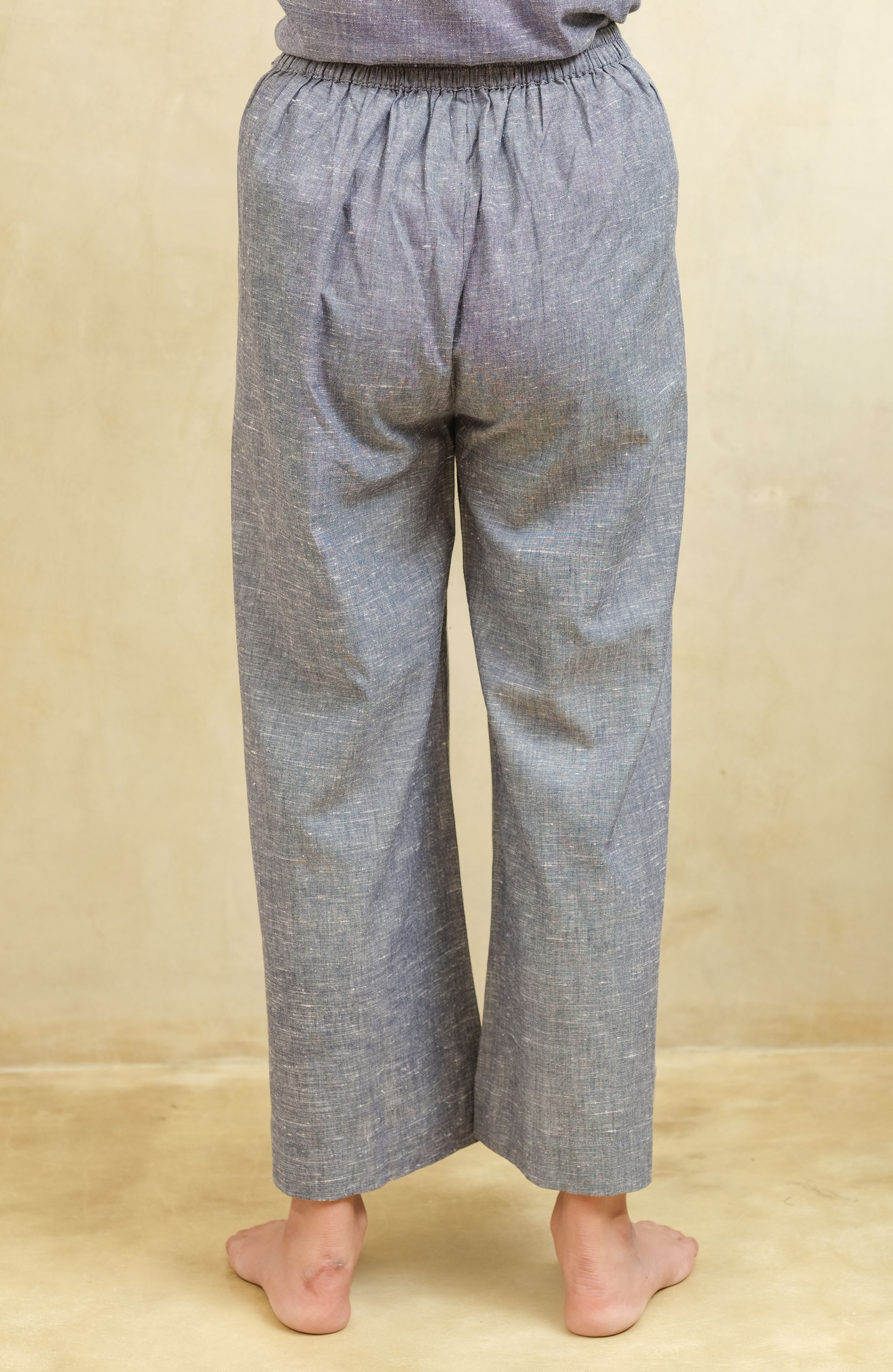 Glacial Blue Wide Leg Trouser