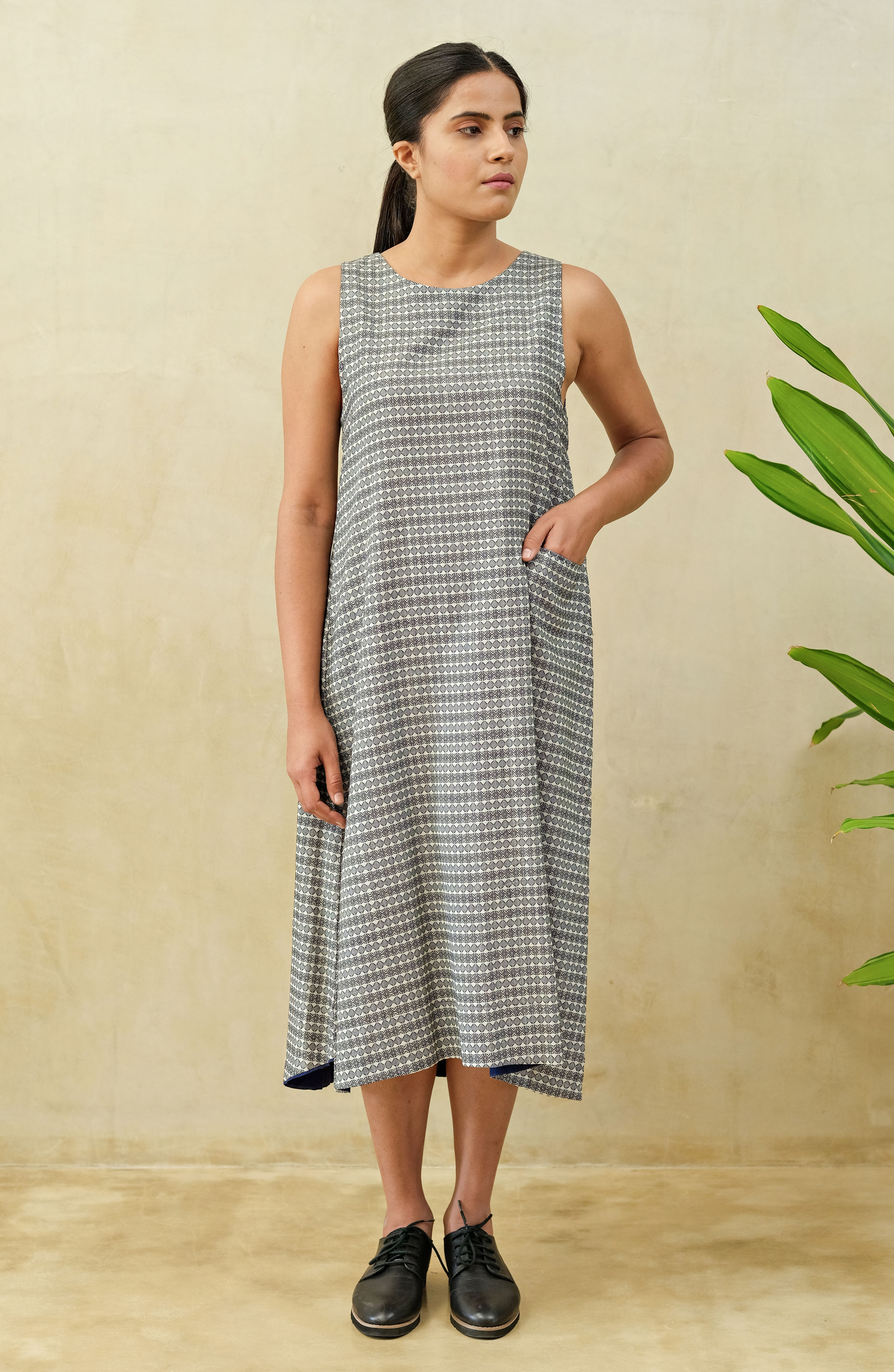 Iced Glaze Sleeveless Shift