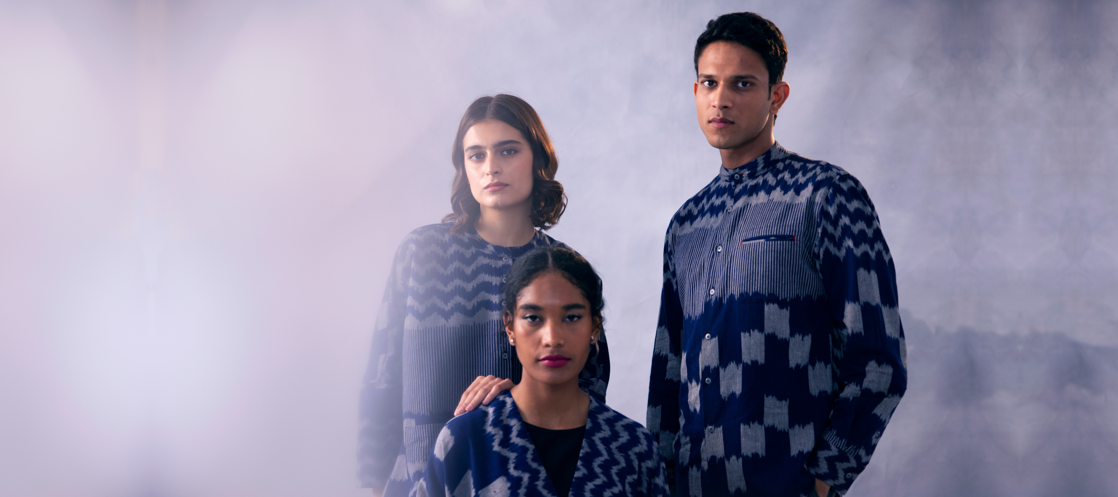 The luxurious woolen Ikats by Translate