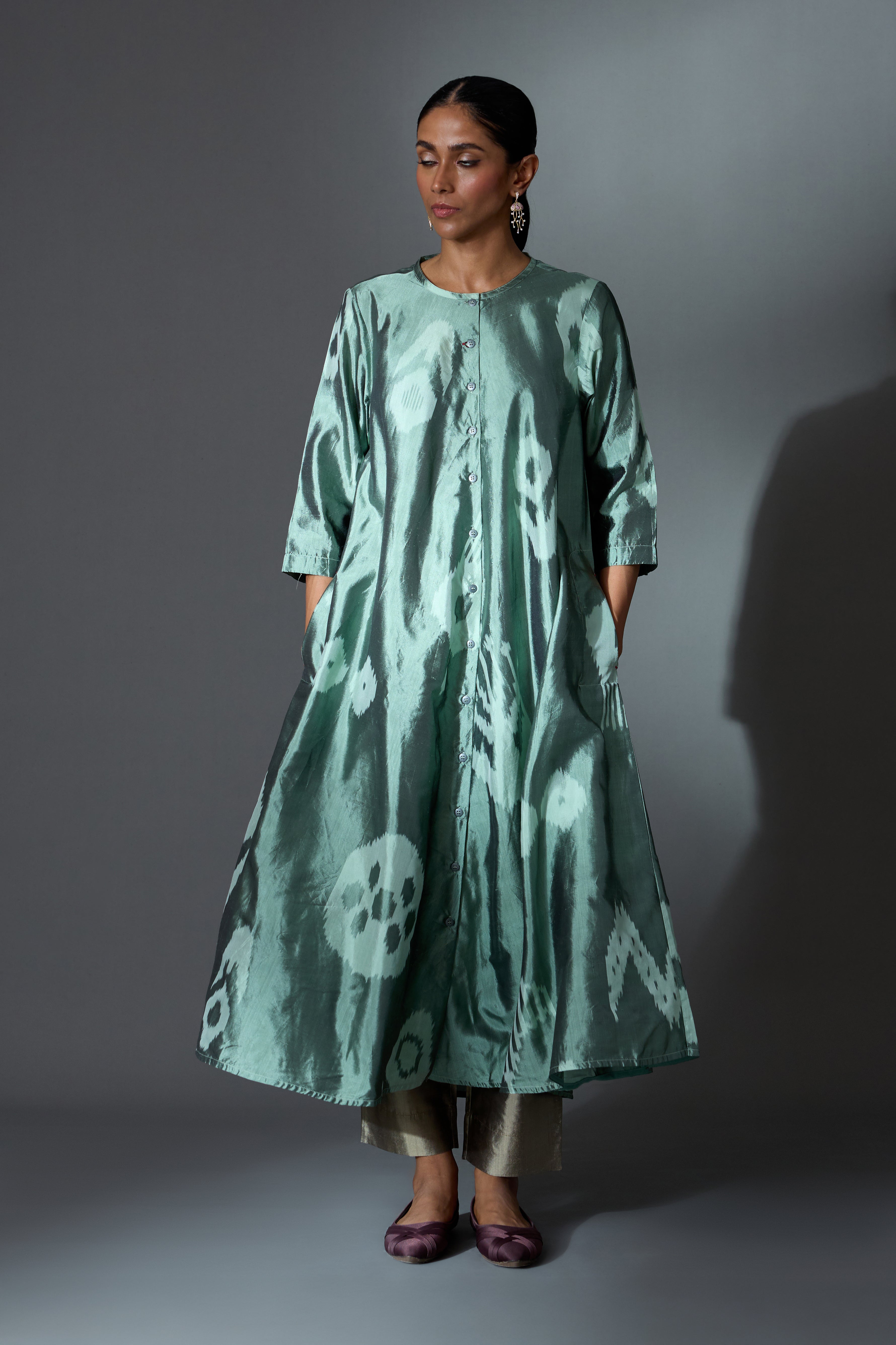 SAGE BIAS BUTTON CO-ORD