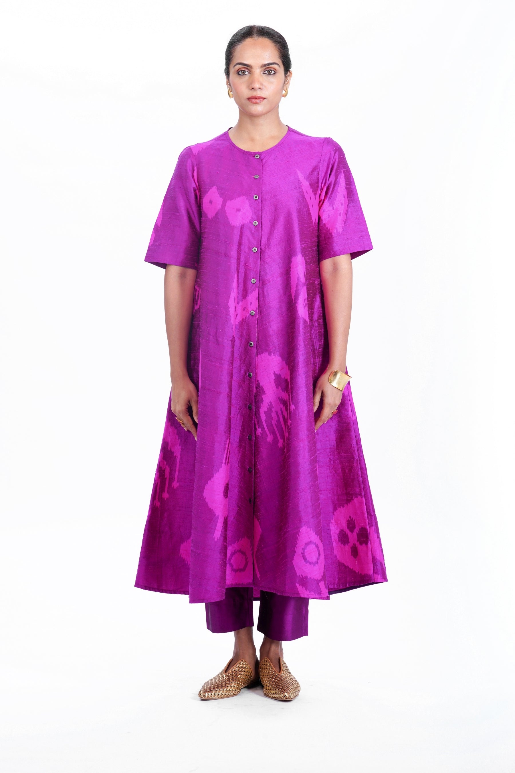 TOURMALINE BIAS BUTTON CO-ORD