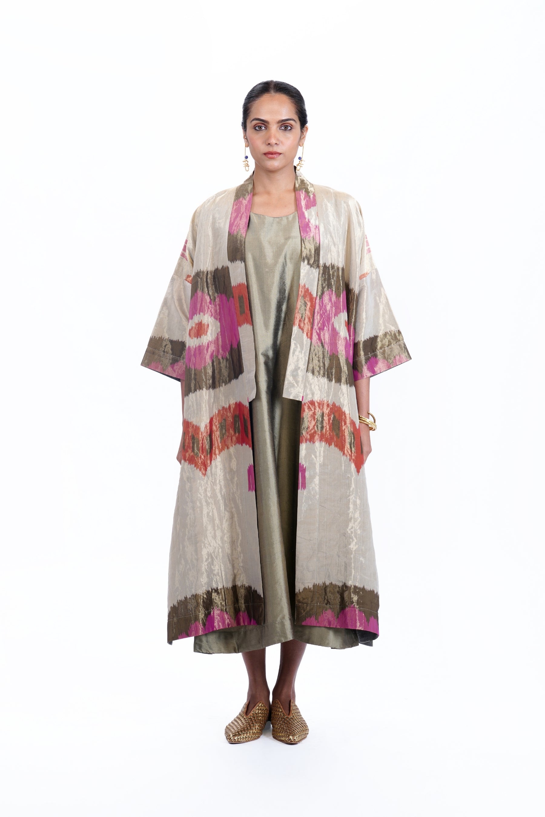 NARGIS TISSUE ANTIFIT OVERLAY CO-ORD