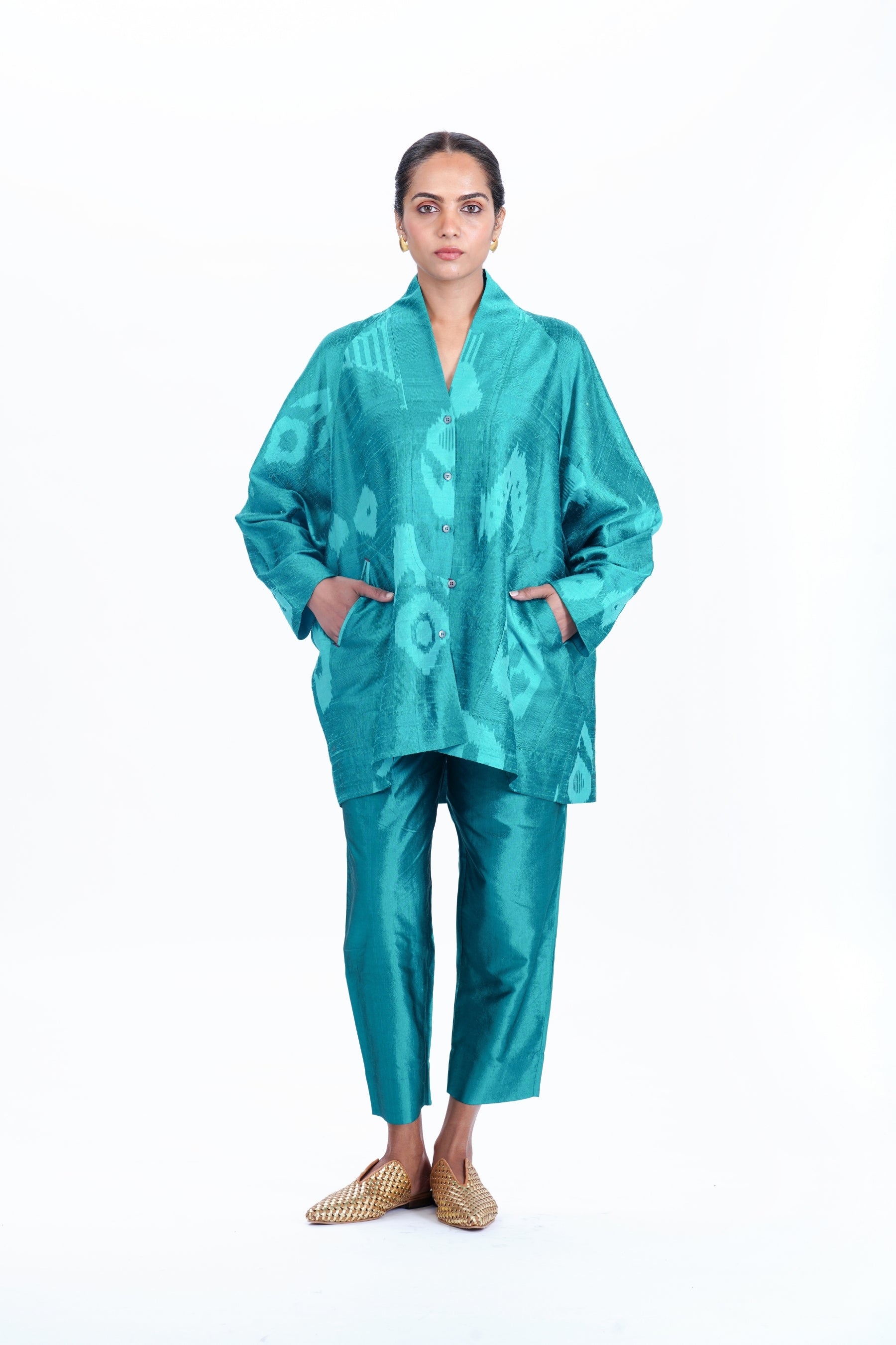 TURQUOISE ANTIFIT CO-ORD