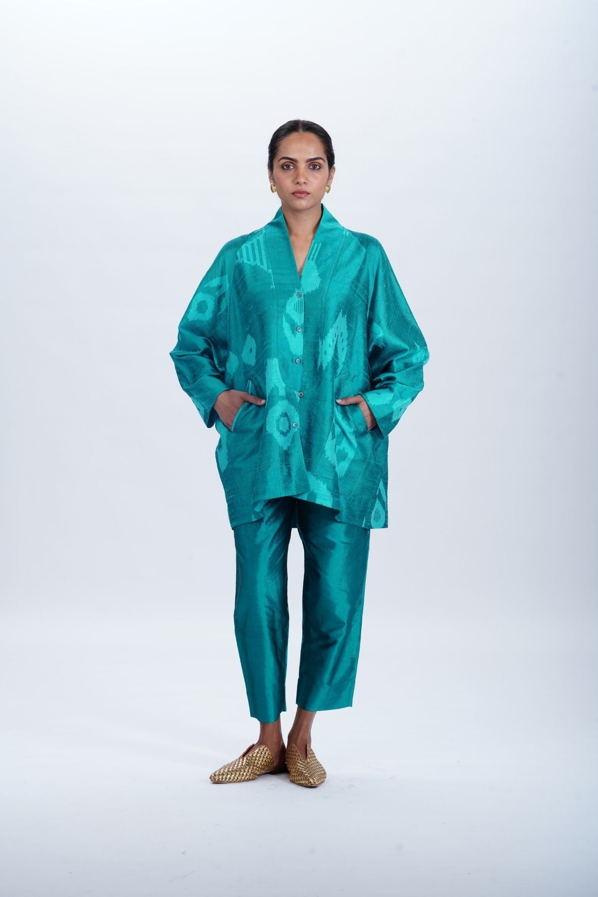 TURQUOISE ANTIFIT TUNIC