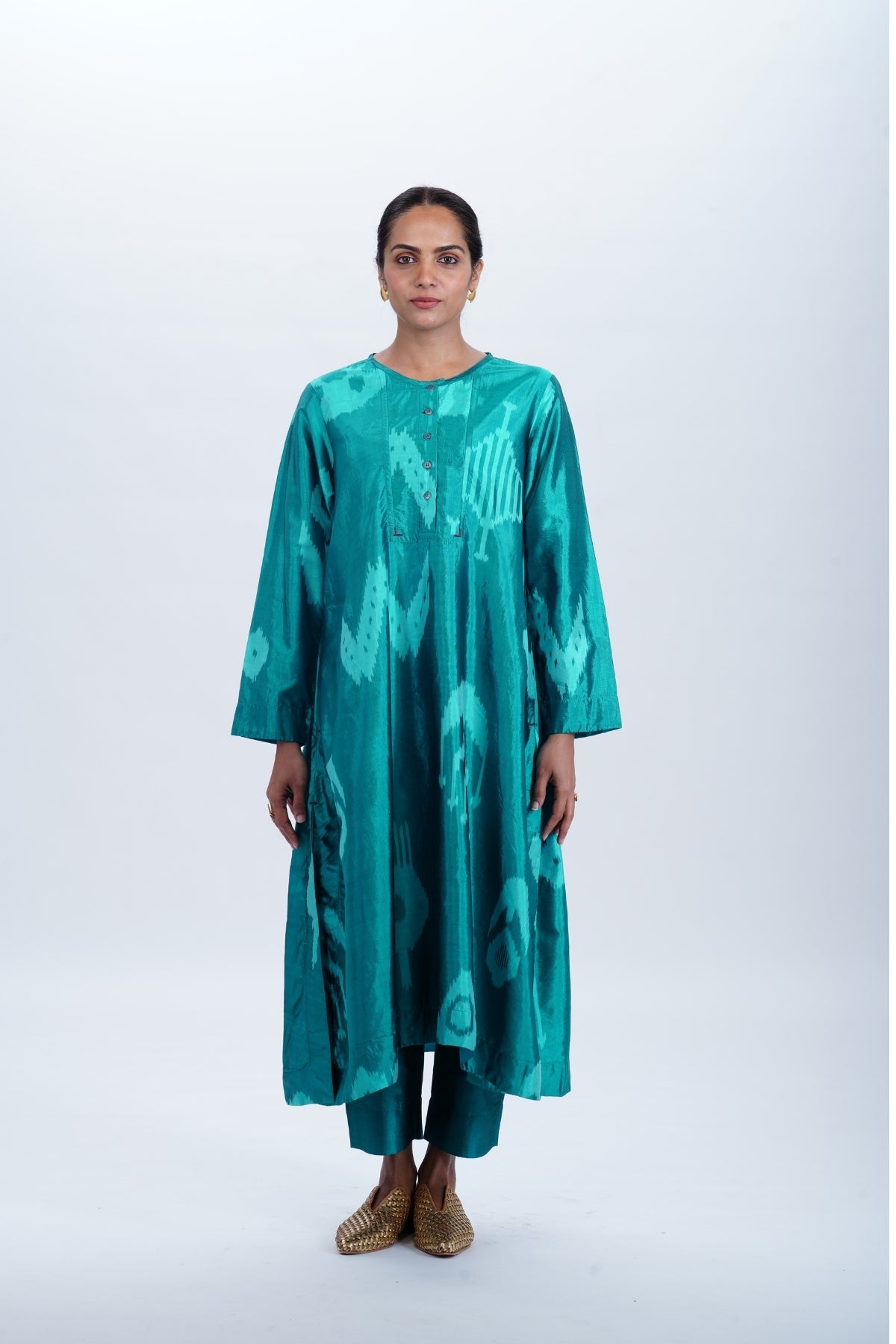 TURQUAIRE YOKE KURTA