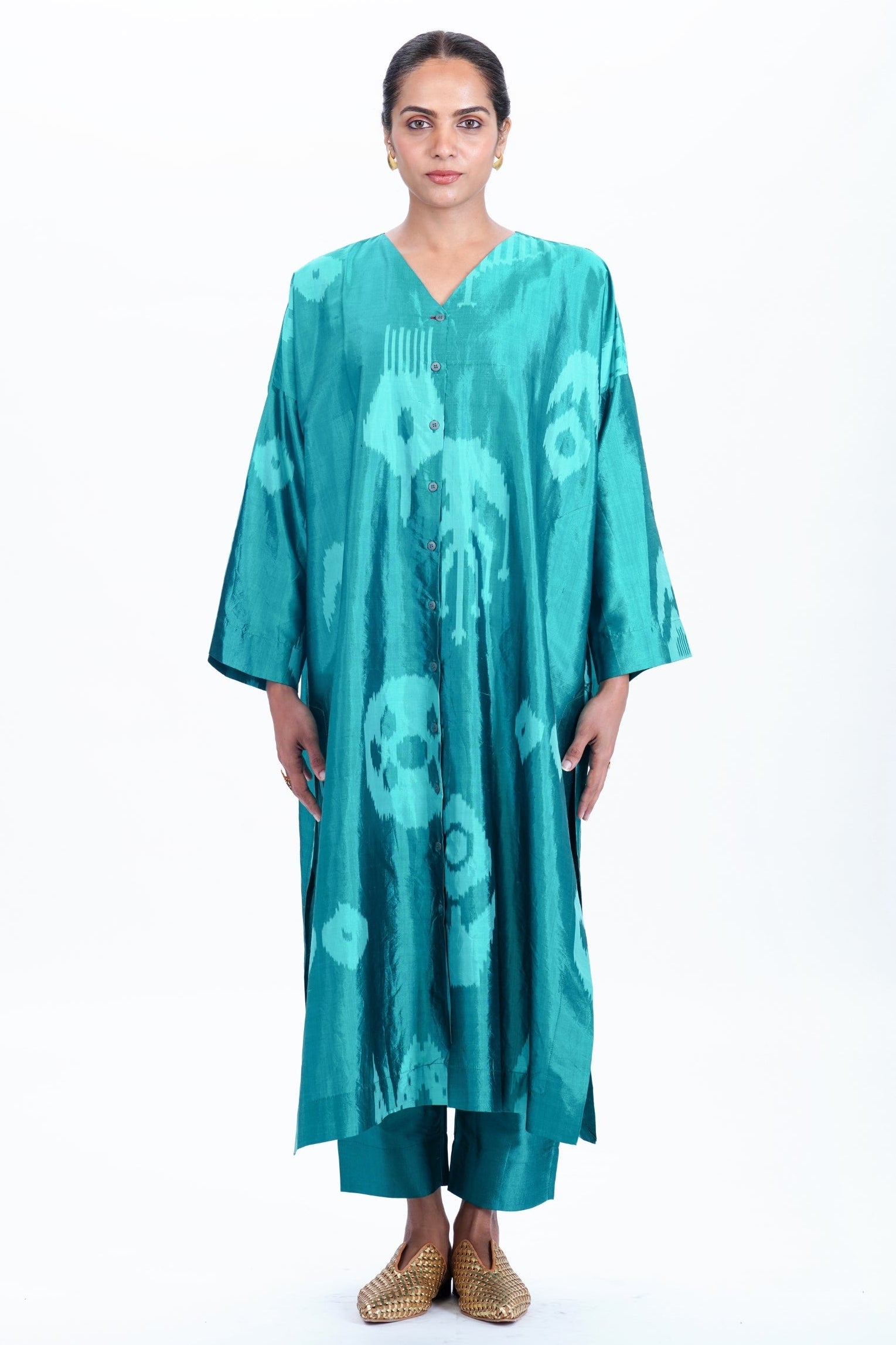 TURQUOISE ANTIFIT KURTA