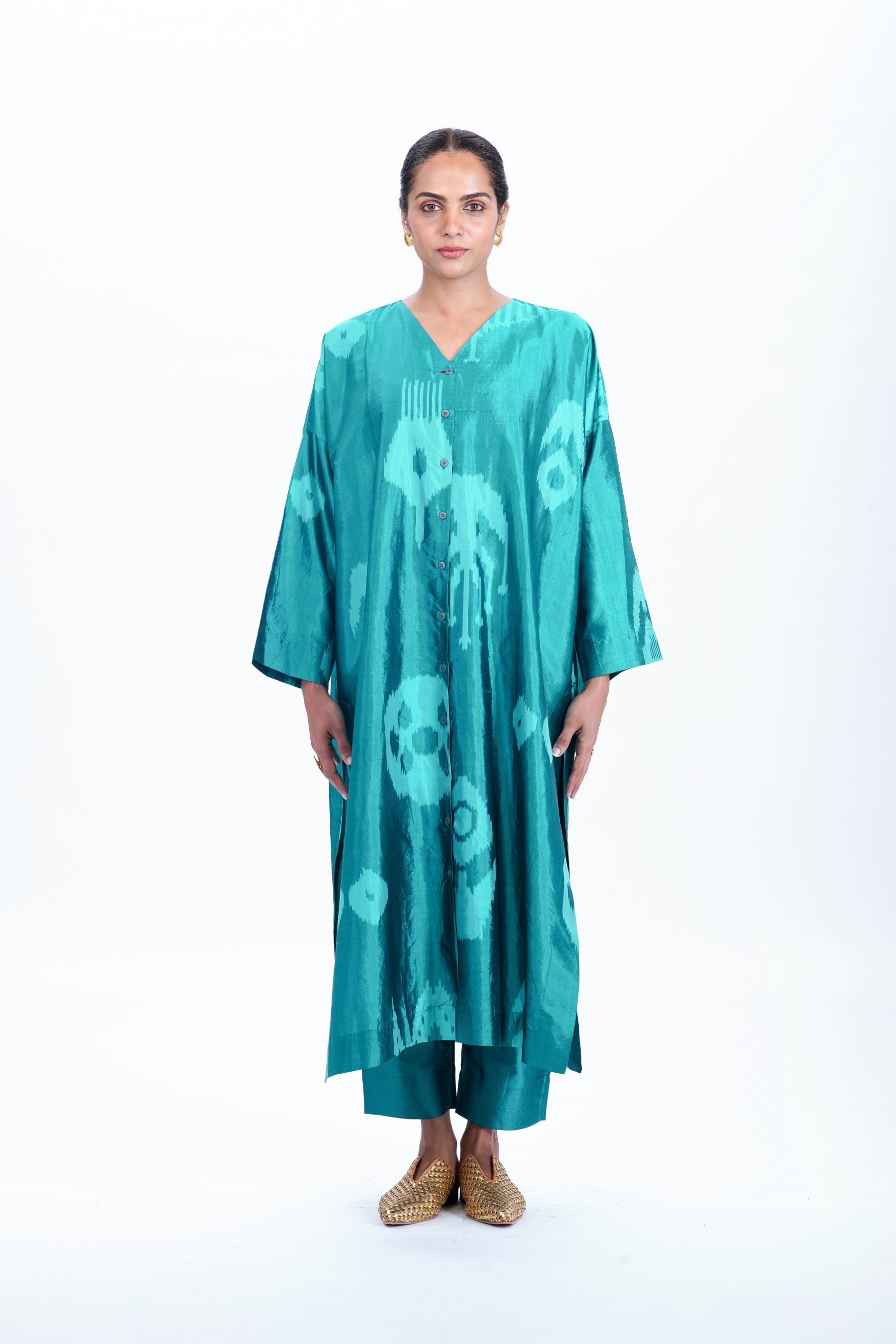 TURQUOISE ANTIFIT KURTA
