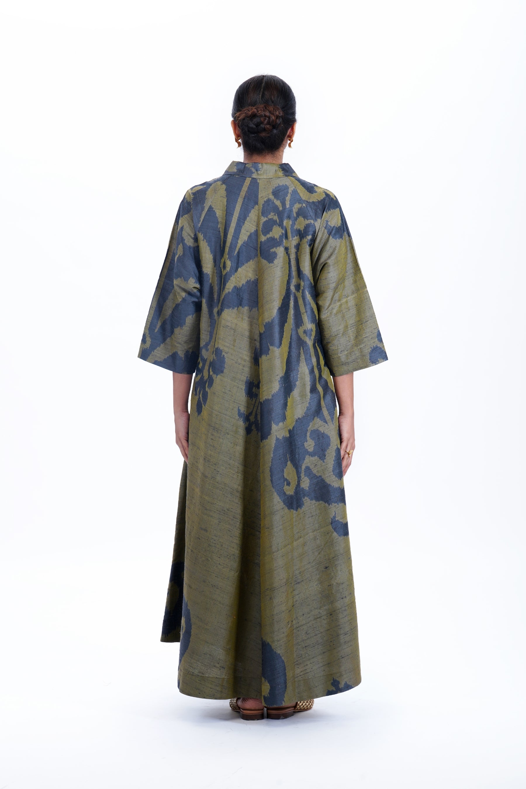 HINA ANTIFIT COLLARED MAXI