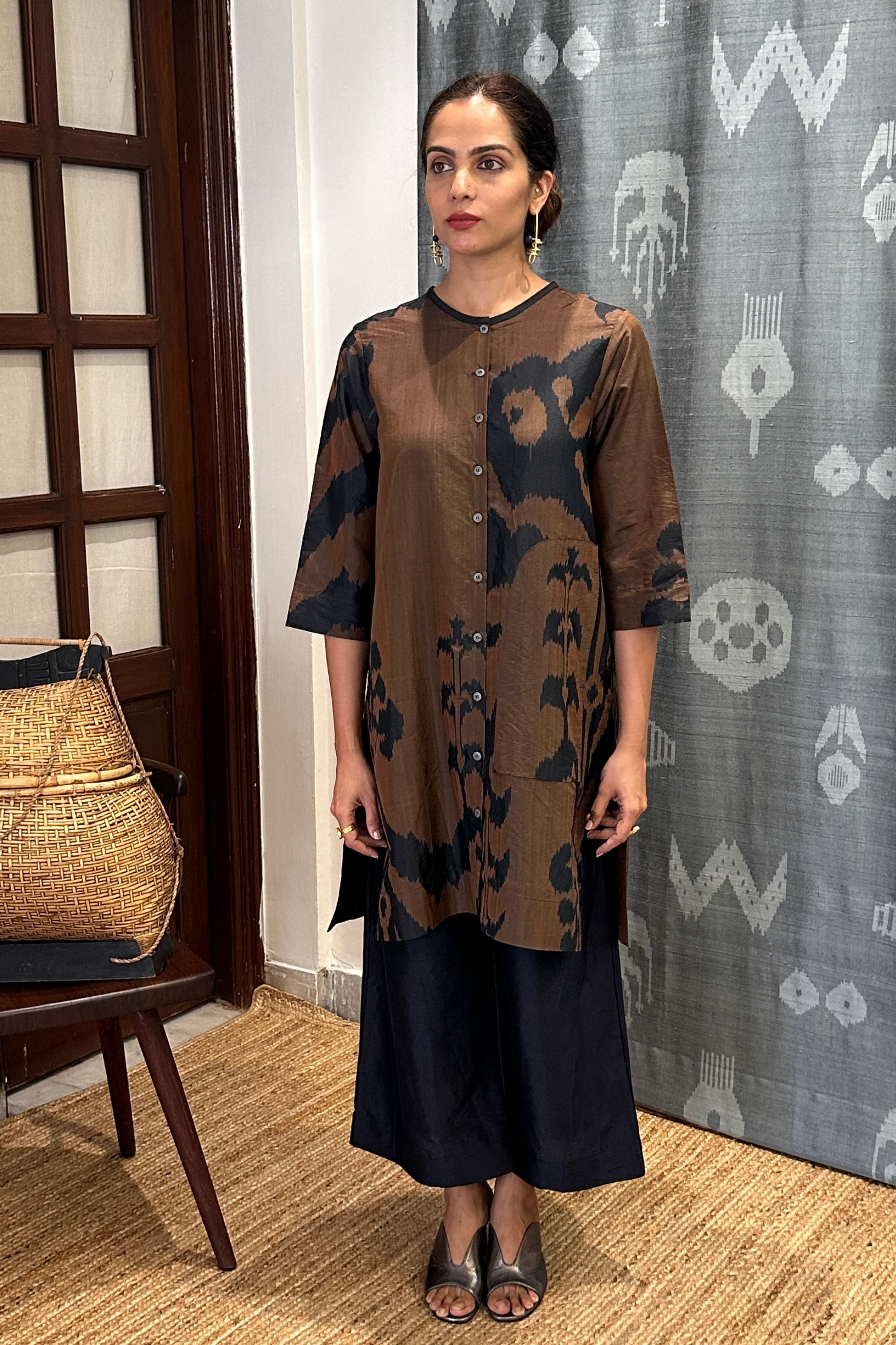 MUSHK BUTTON TUNIC