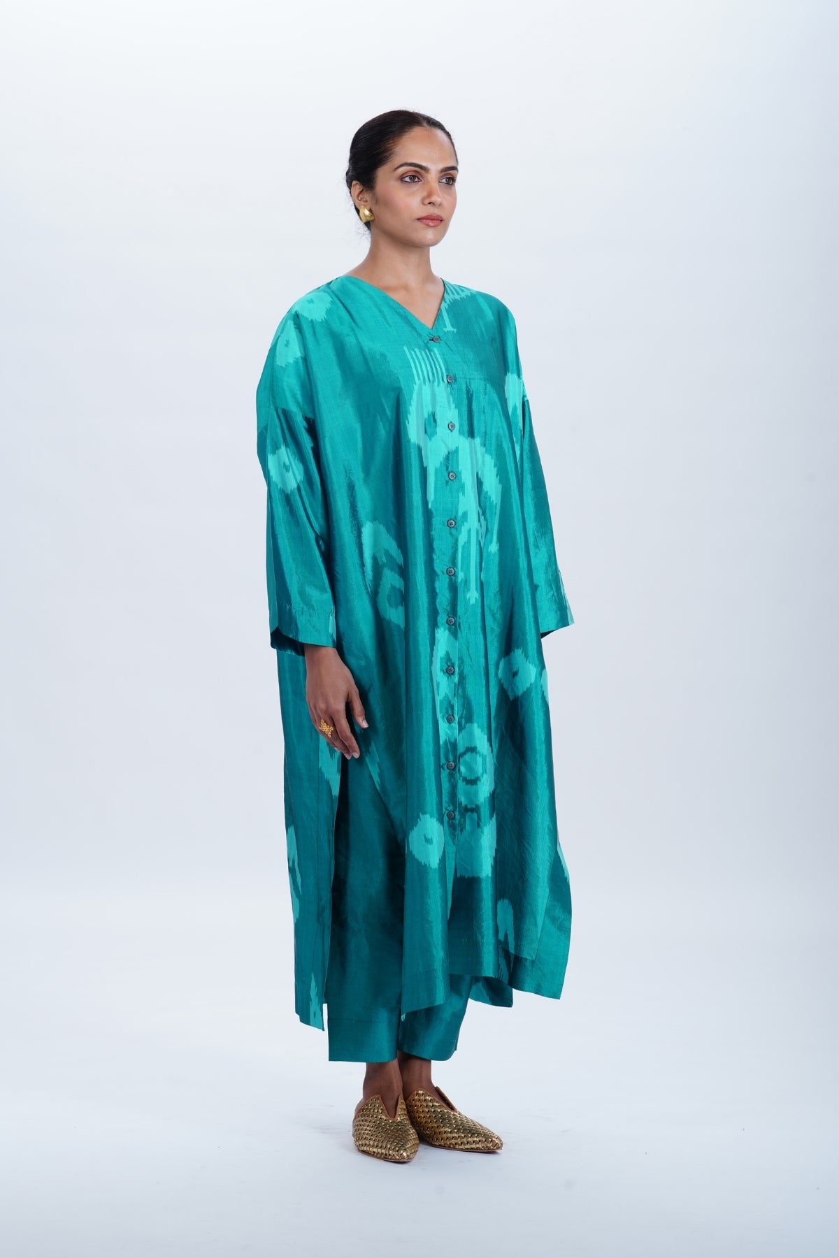 TURQUOISE ANTIFIT KURTA