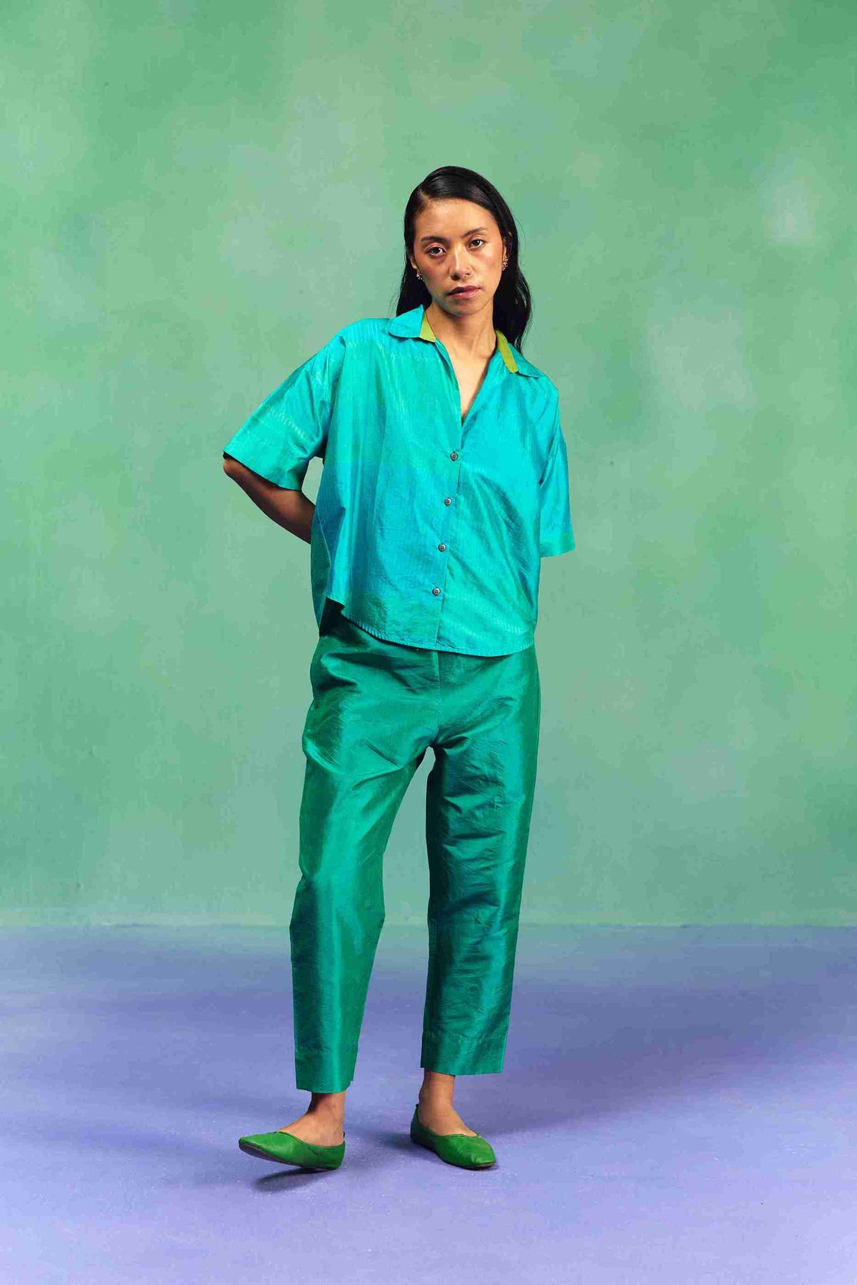 AKASA CROP SHIRT CO-ORD