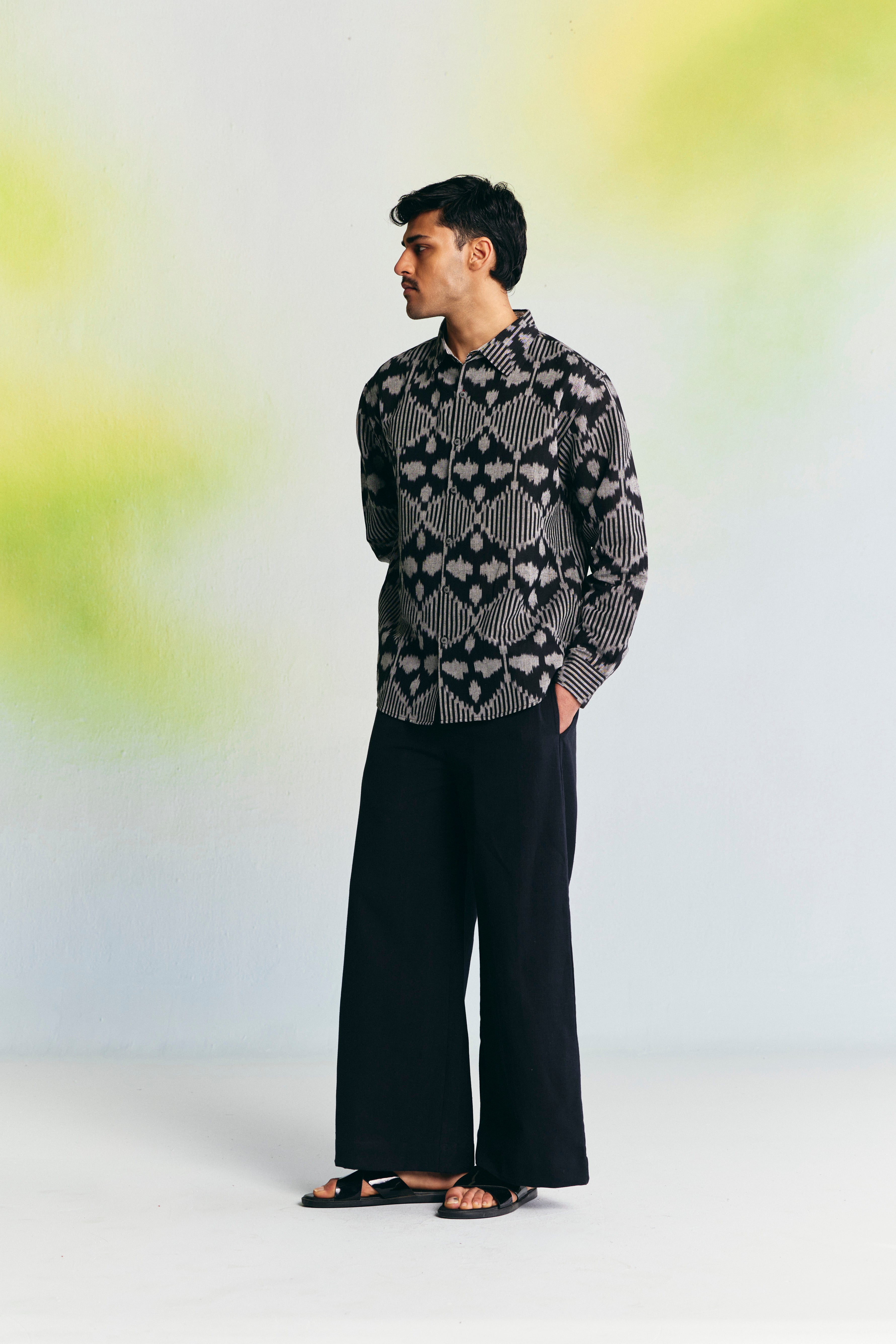 STATIC LINEN FULL SHIRT