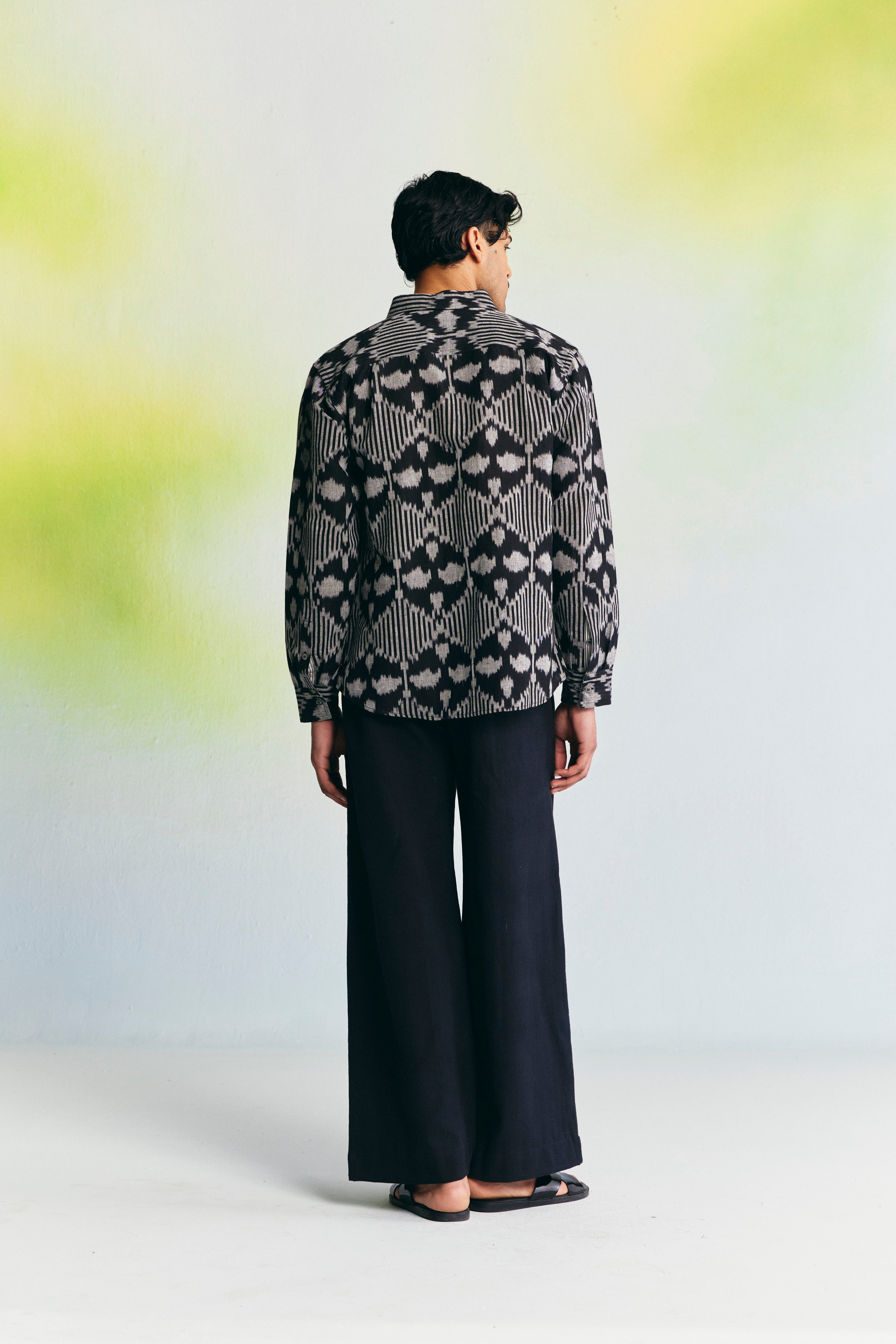 STATIC LINEN FULL SHIRT