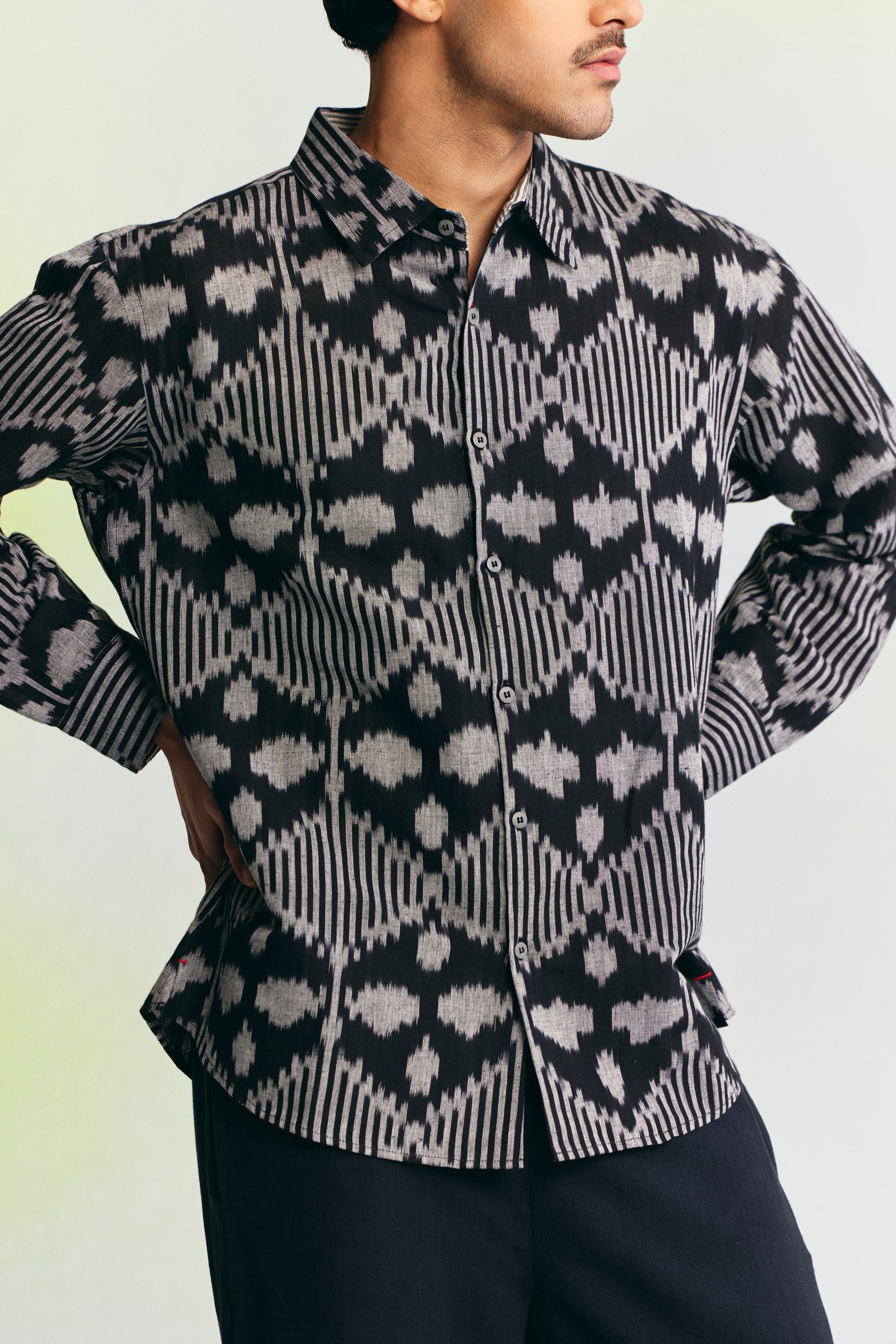 STATIC LINEN FULL SHIRT