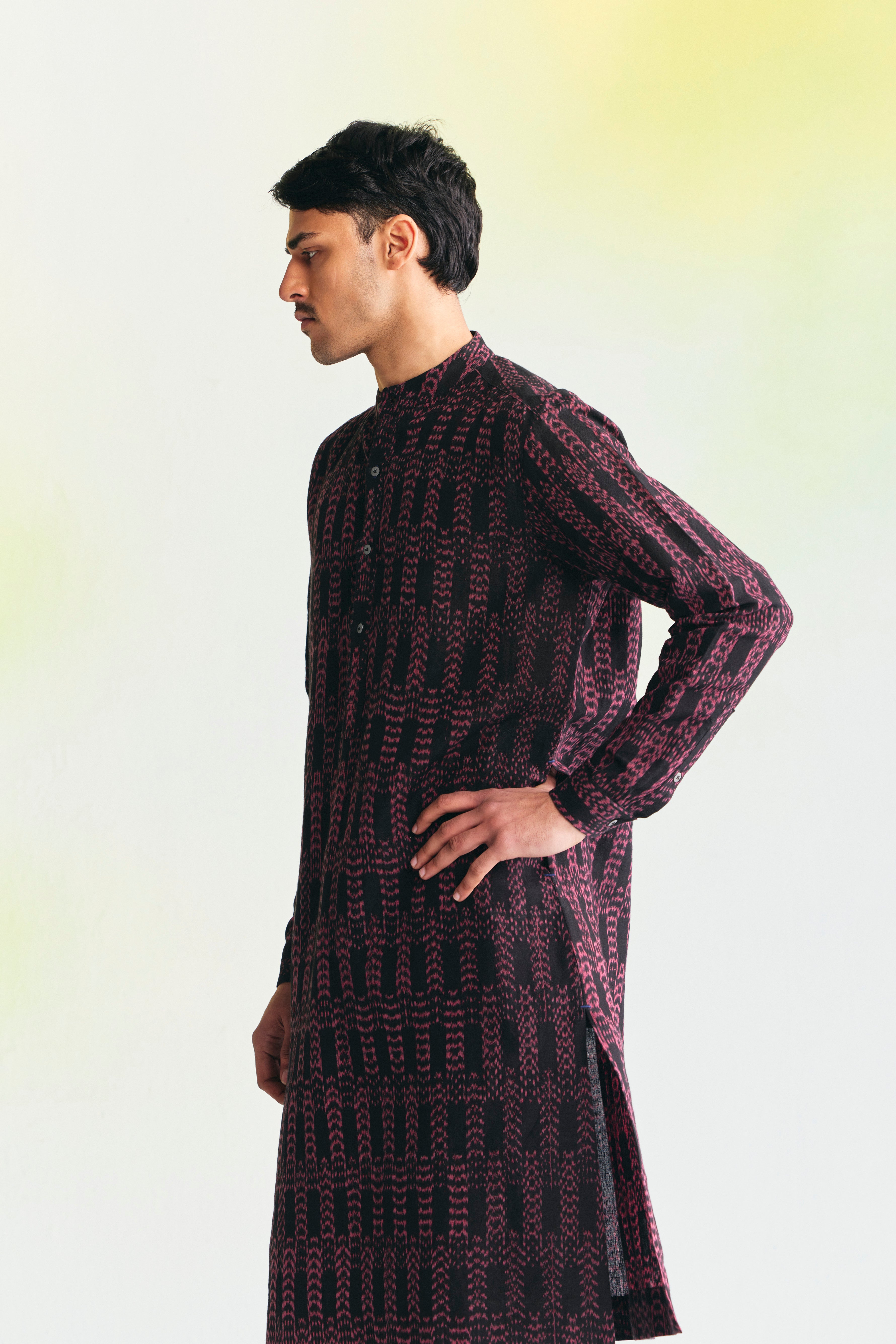 MIRAGE LINEN SLIM FIT KURTA