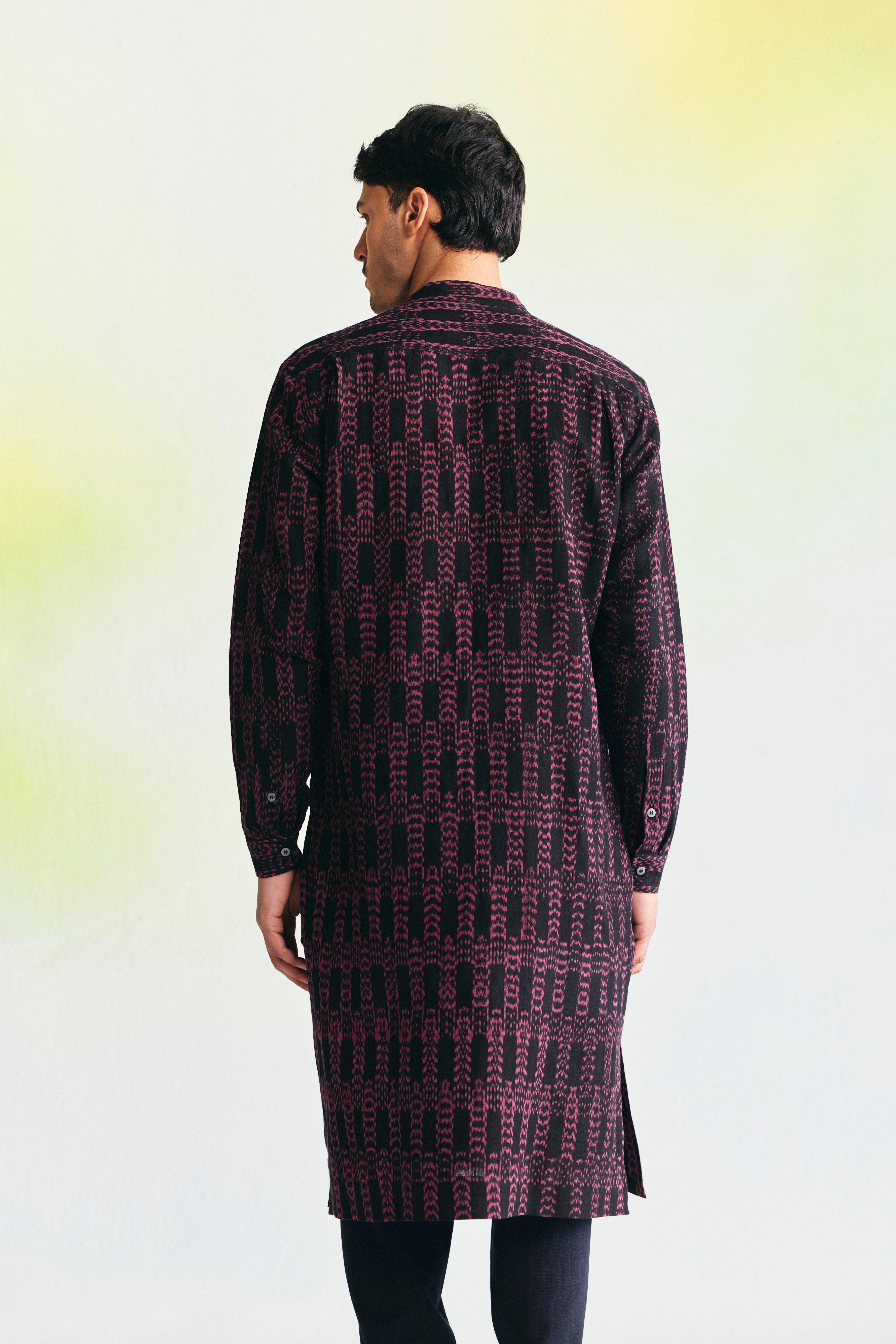 MIRAGE LINEN SLIM FIT KURTA