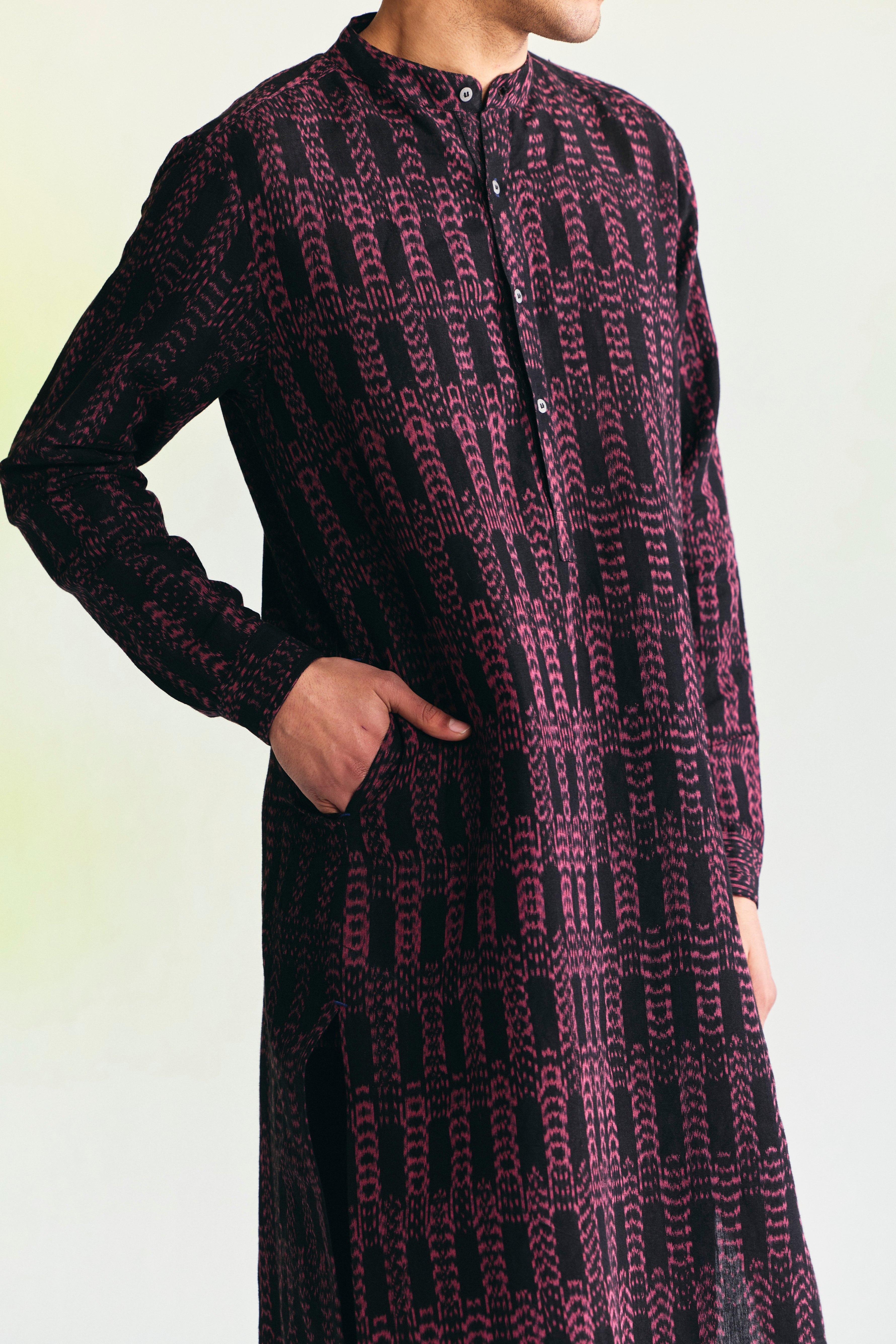 MIRAGE LINEN SLIM FIT KURTA