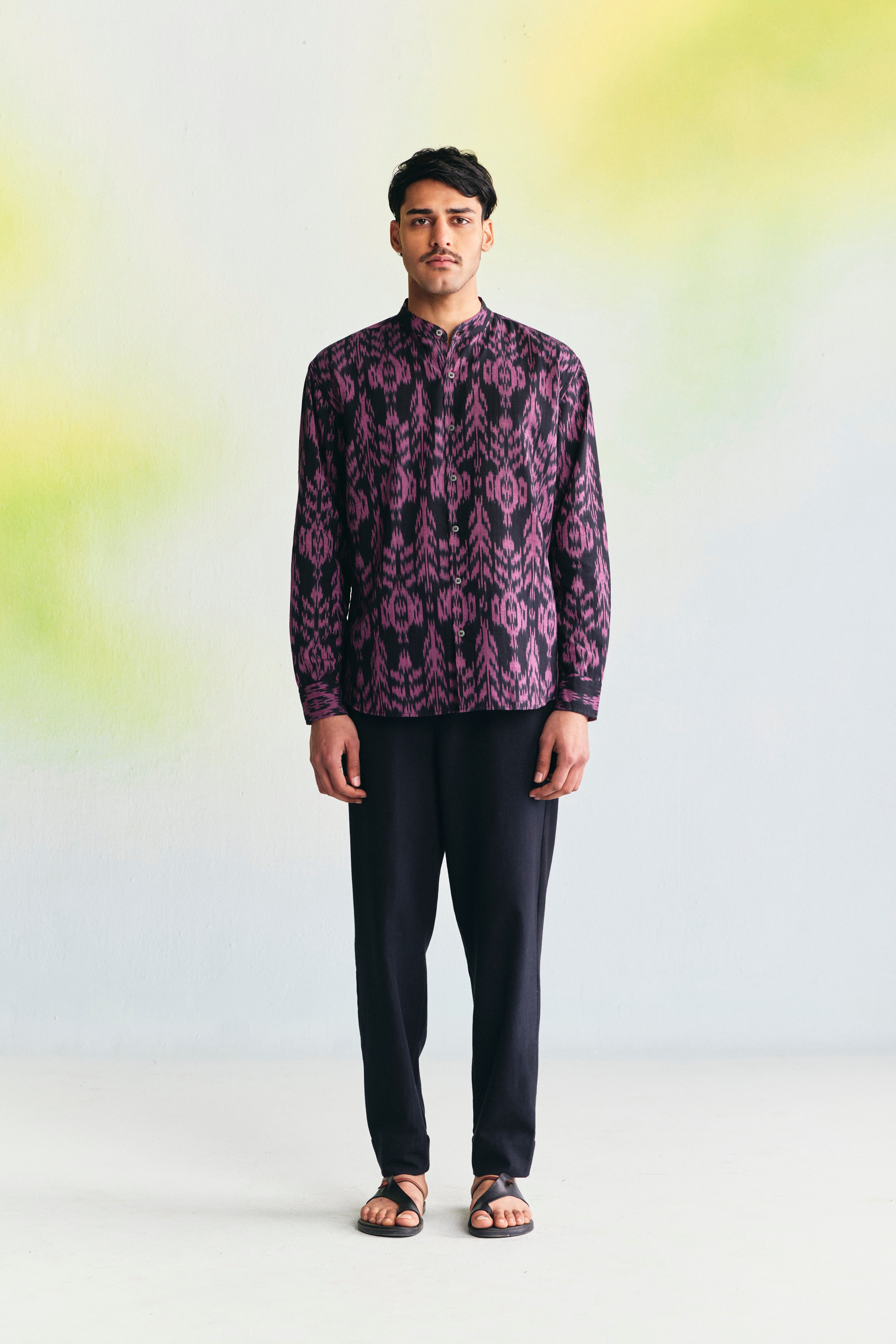 NOMAD BAND COLLAR SHIRT
