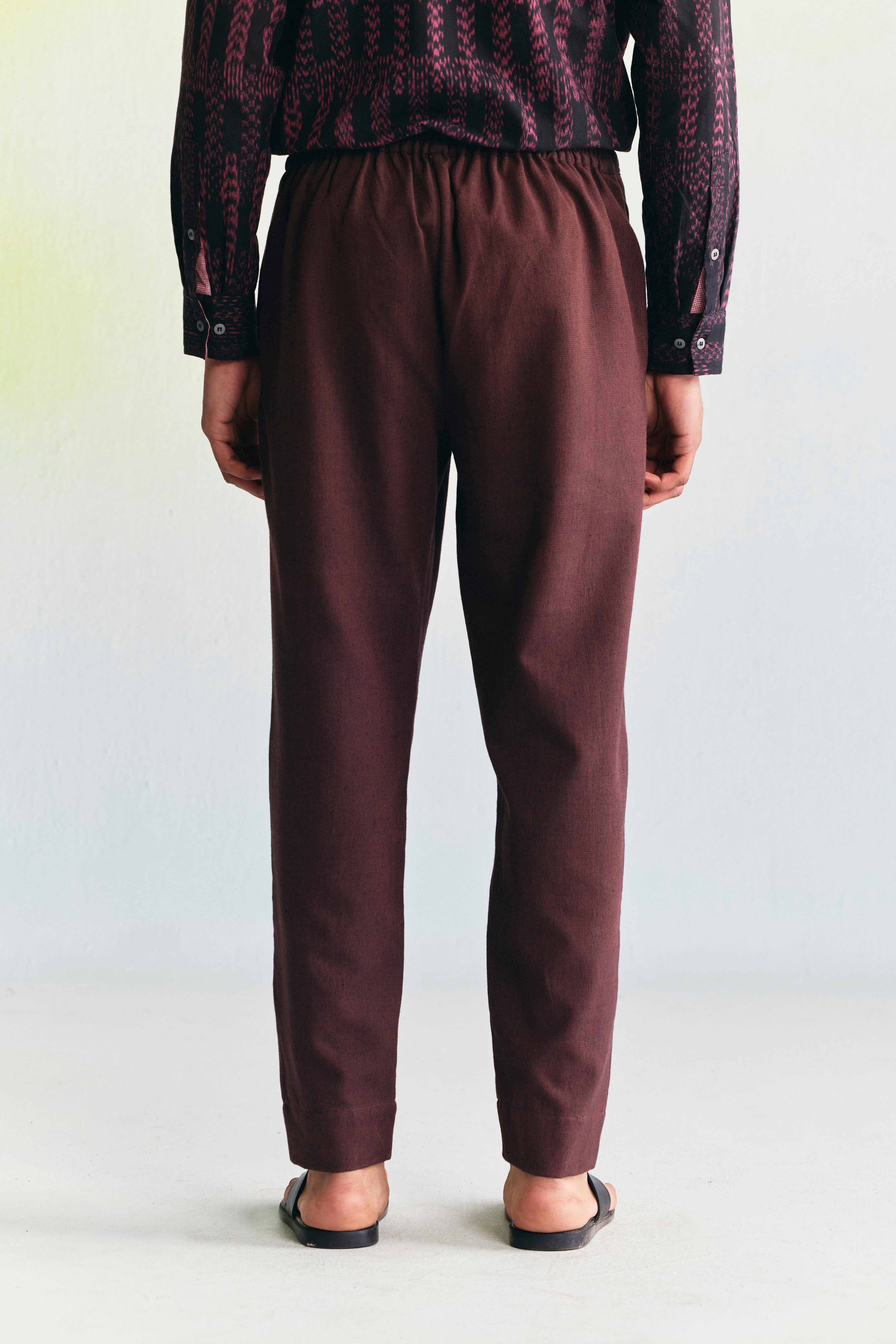 COFFEE STRAIGHT TROUSER