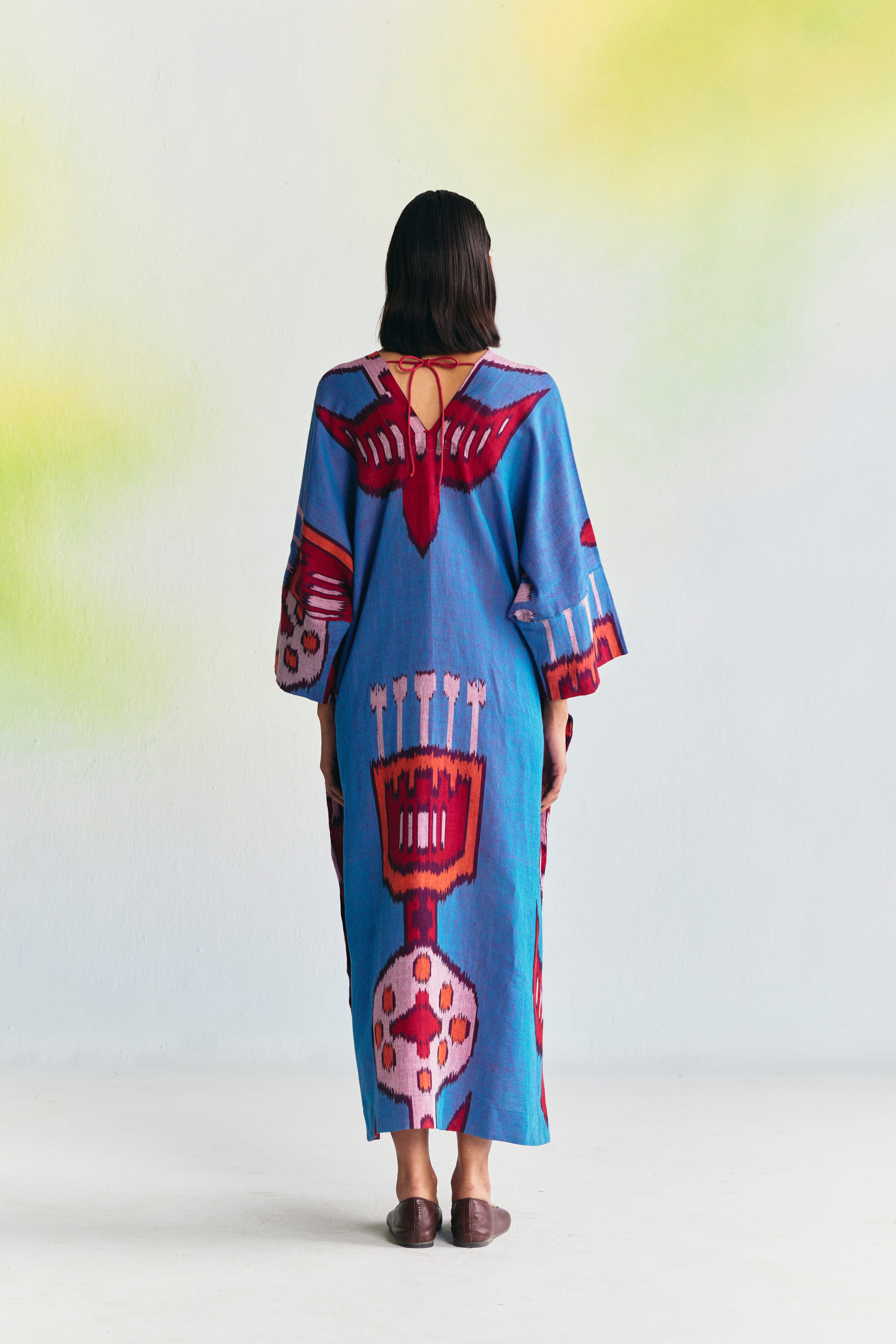 IXCHEL LINEN DORI KAFTAN