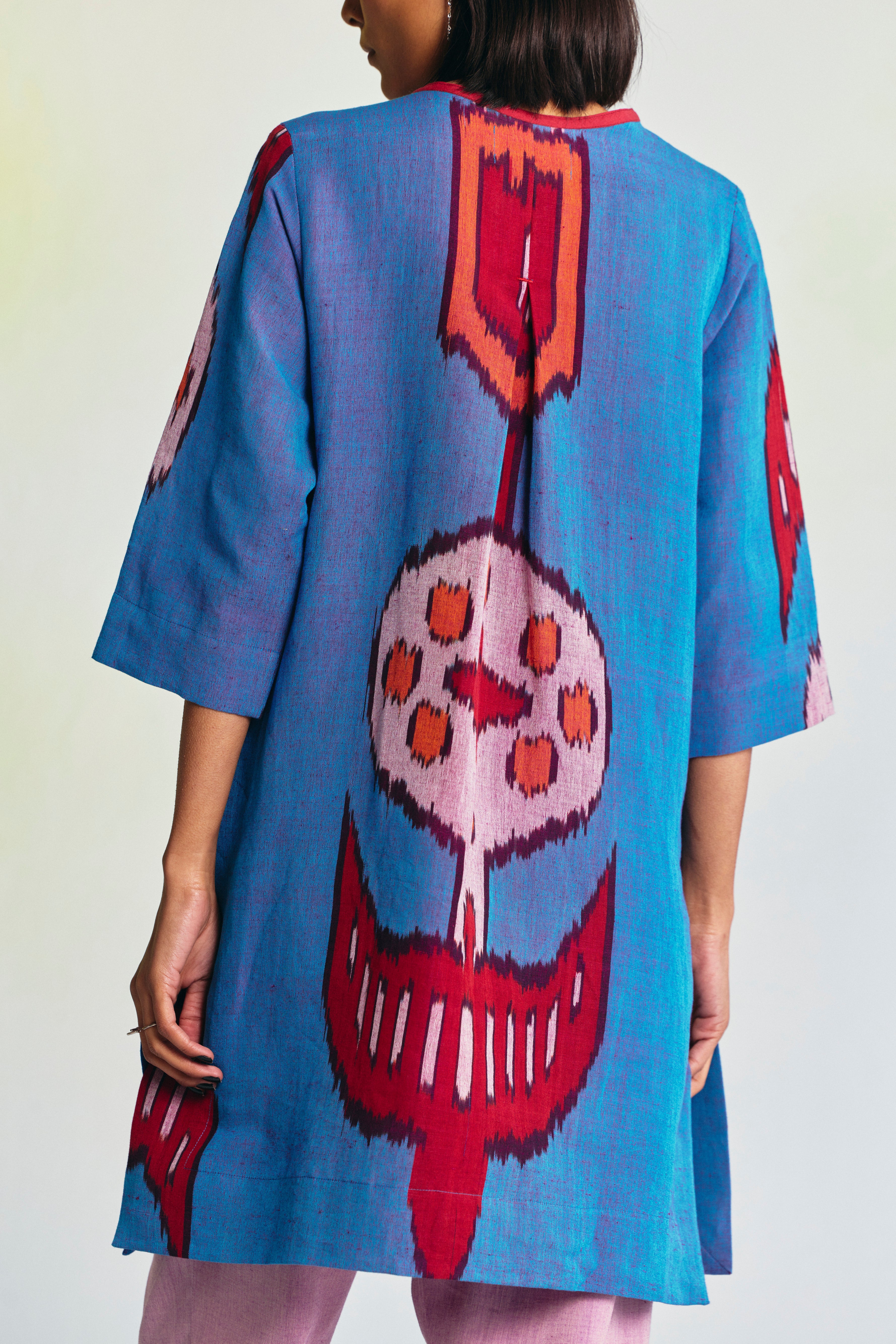 IXCHEL LINEN LONG TUNIC CO-ORD