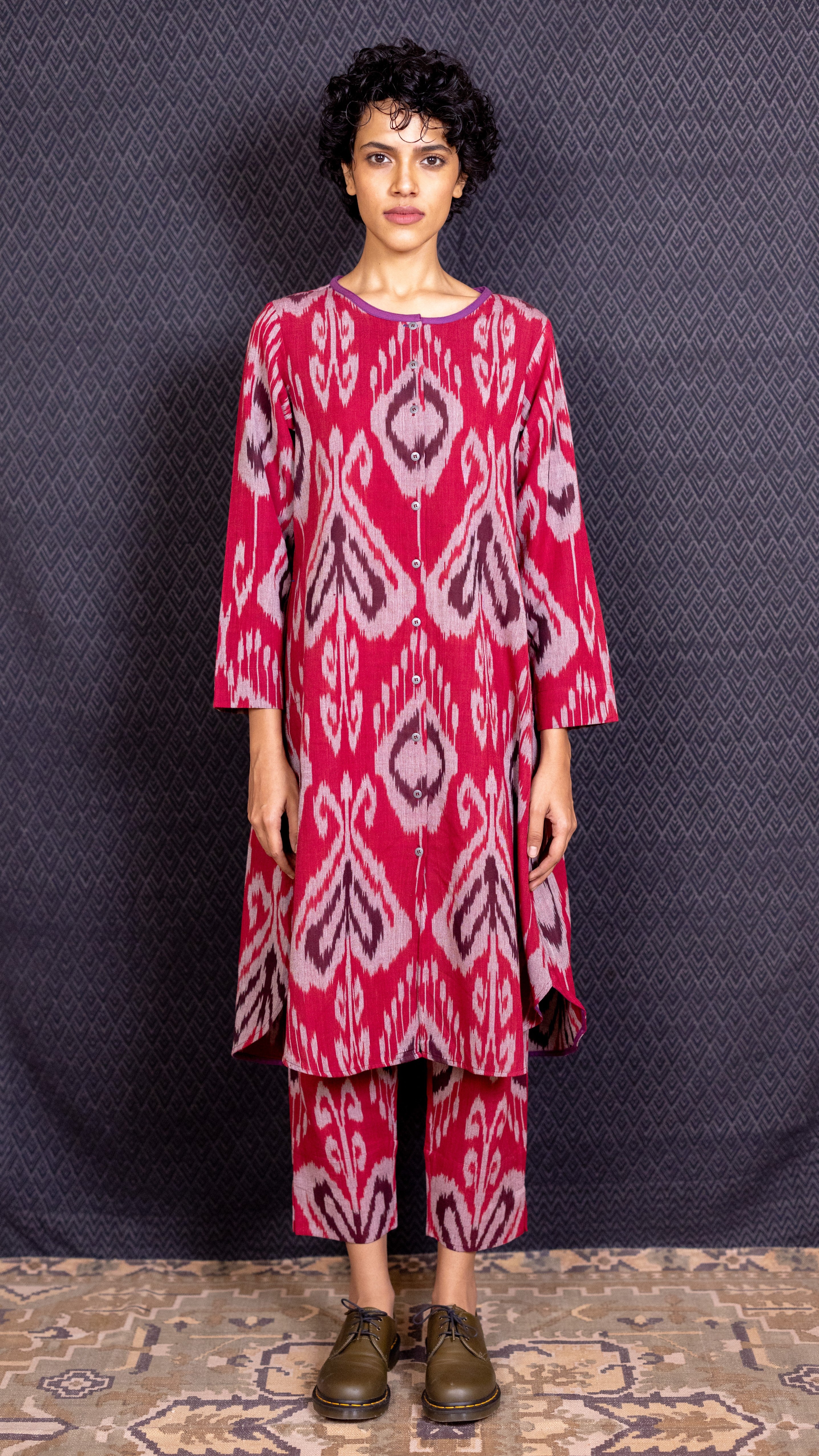 HIBISCUS OPEN LONG JACKET