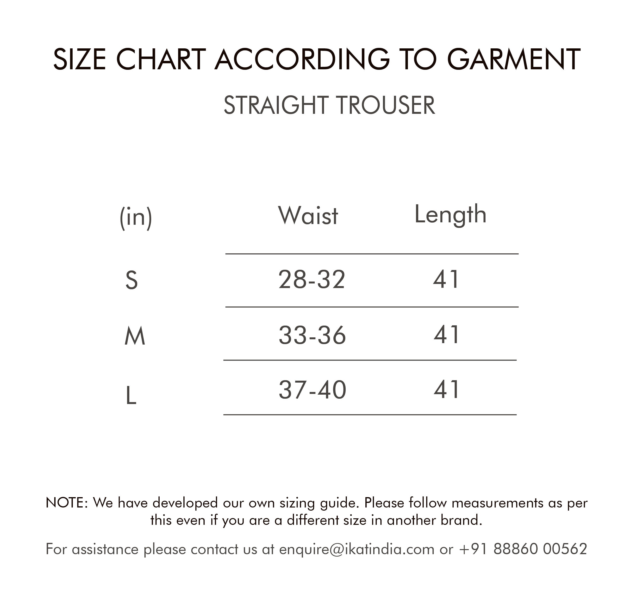 INK STRAIGHT TROUSER