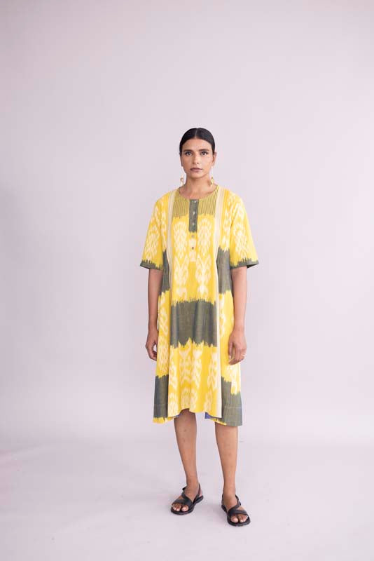 Yuzu Pleated Dress