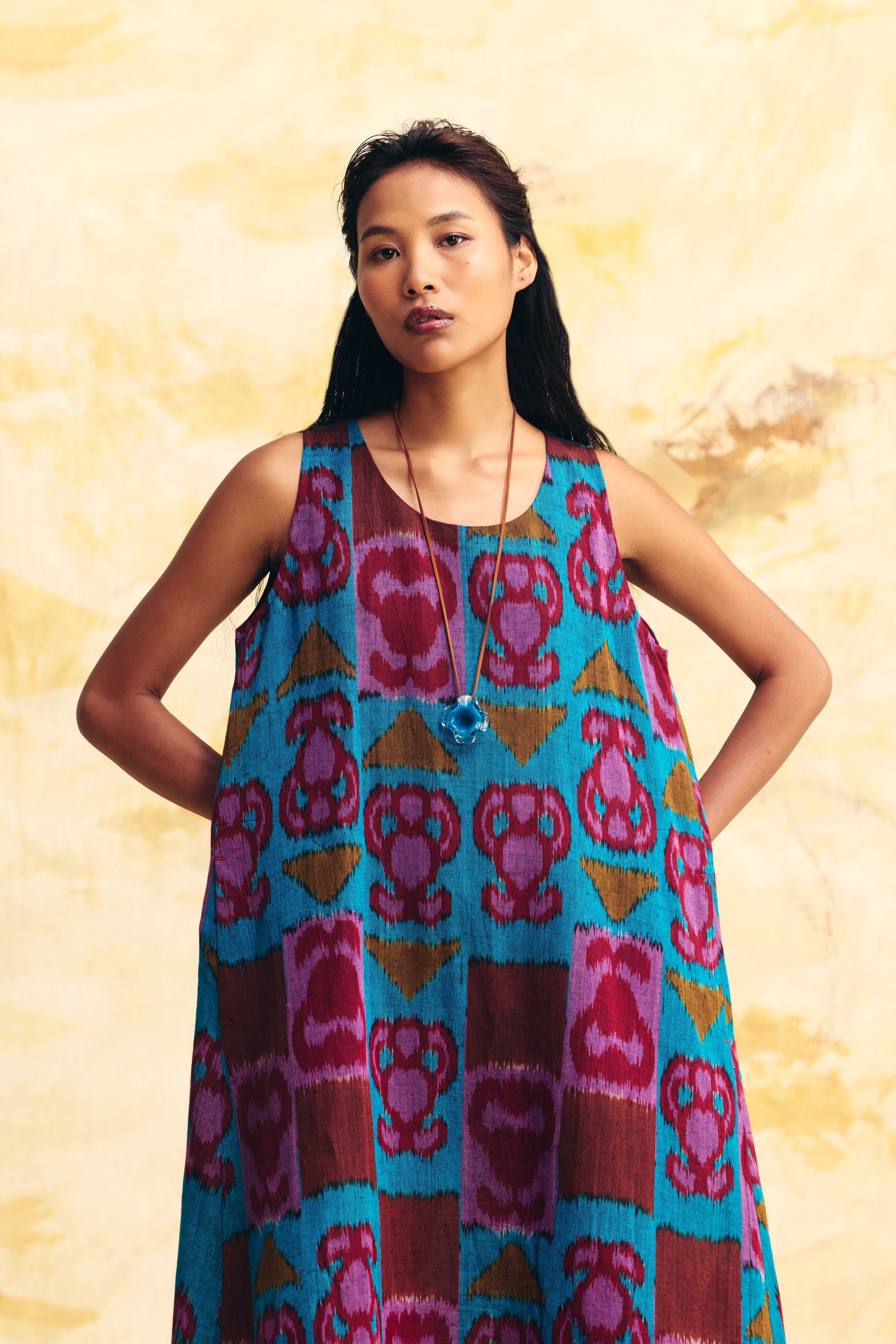 CURRENT LINEN SLEVELESS DRESS CO-ORD