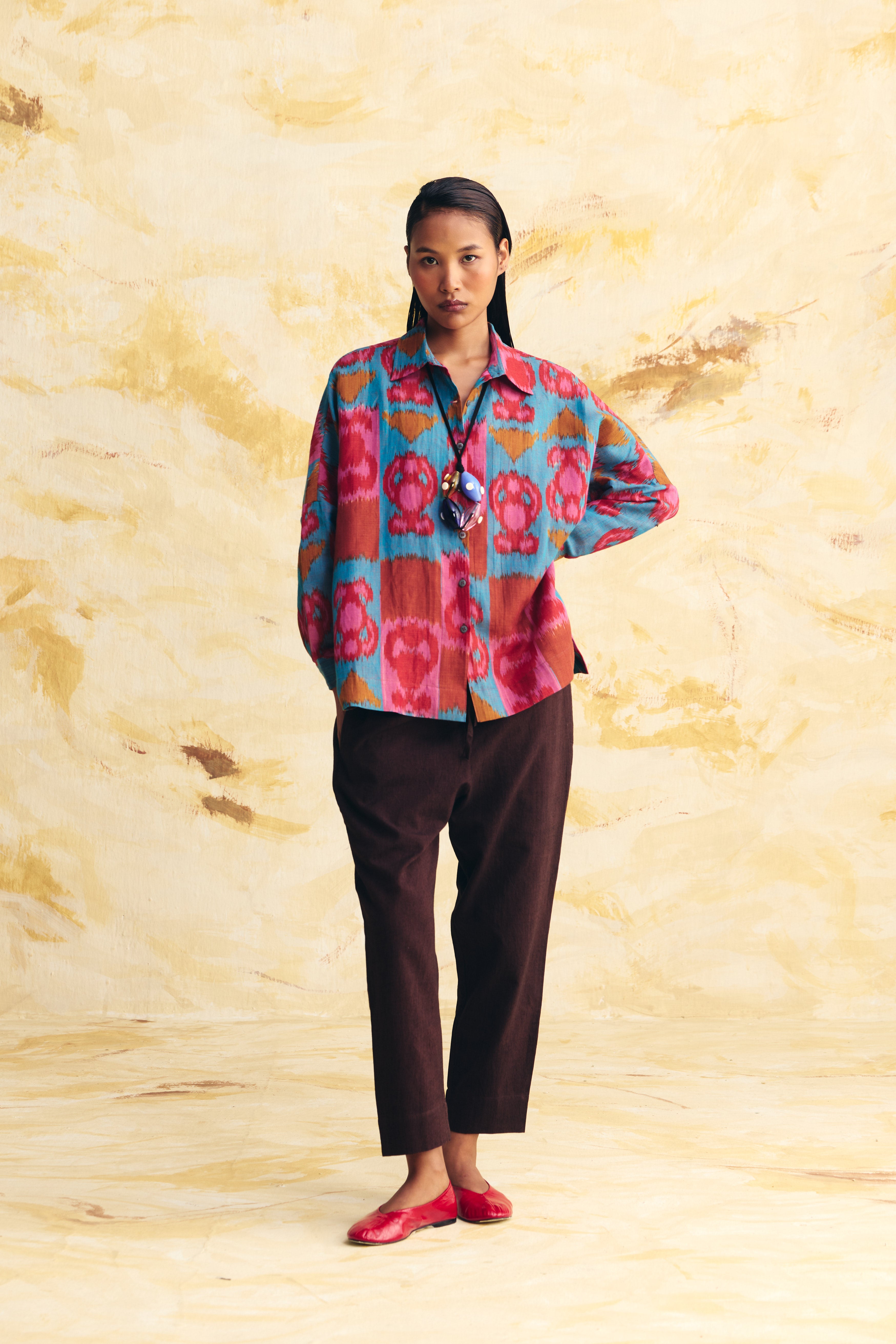 INERTIA LINEN RELAXED SHIRT