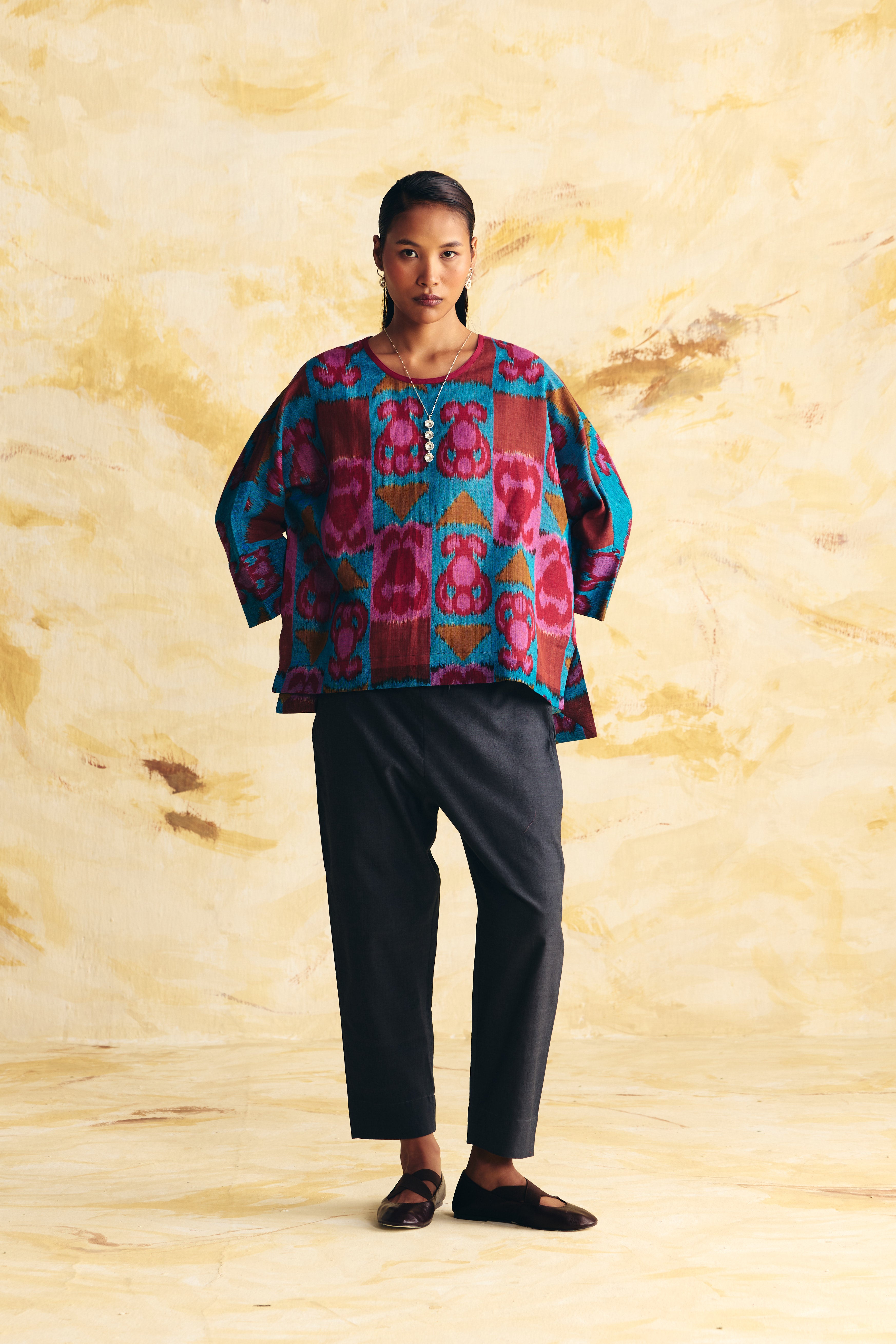 CURRENT LINEN SQUARE CUT SHIRT