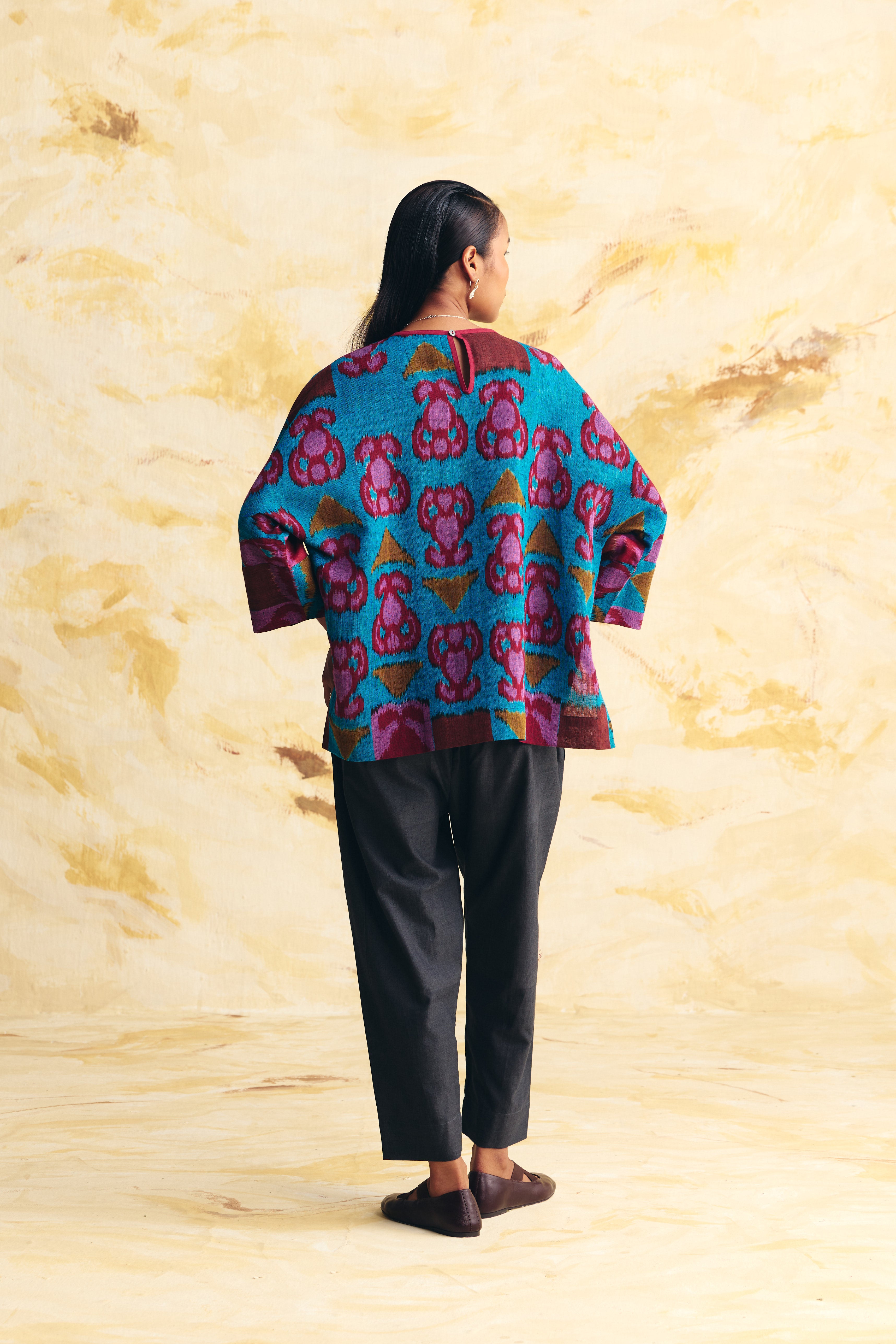 CURRENT LINEN SQUARE CUT SHIRT