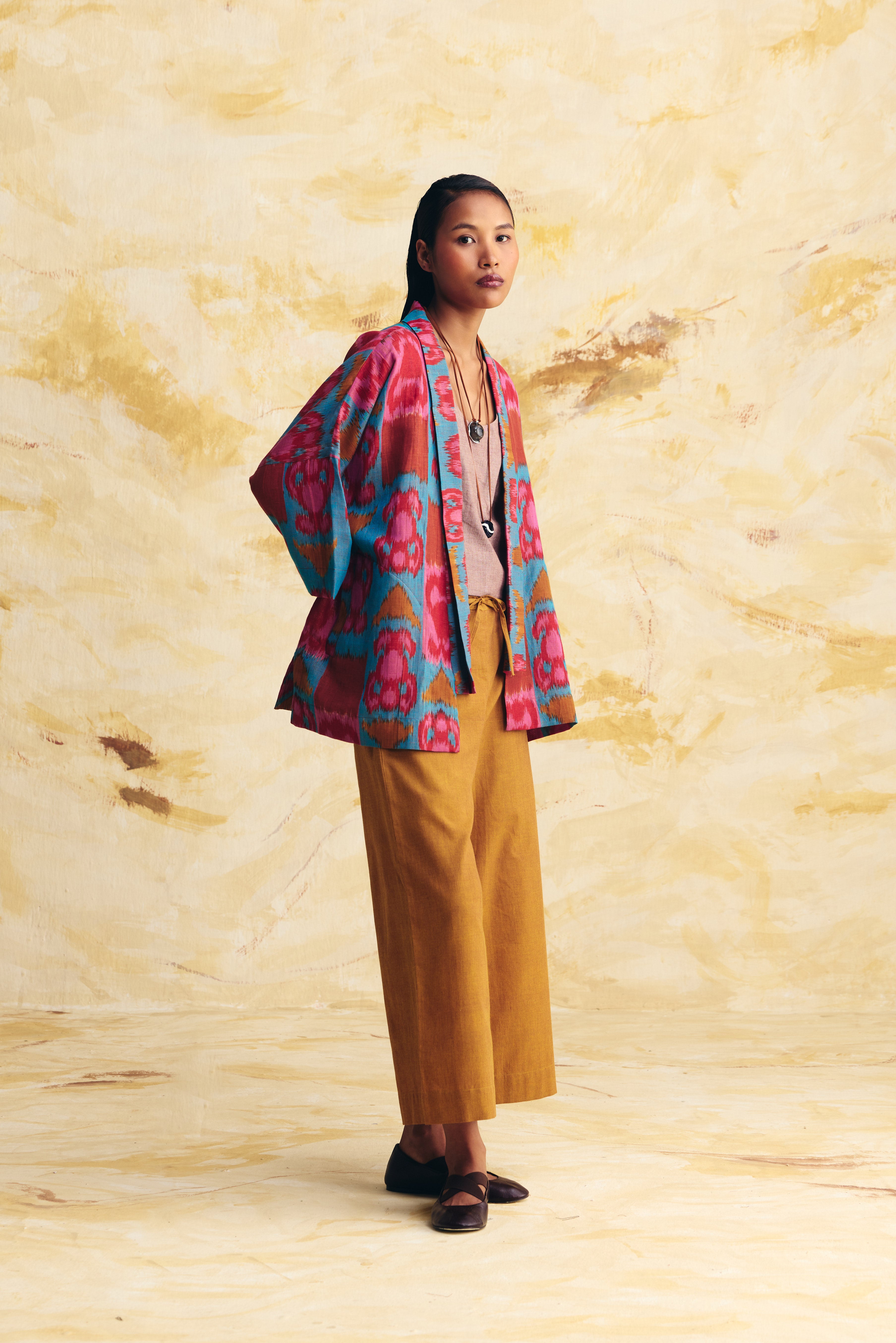 INERTIA LINEN KIMONO