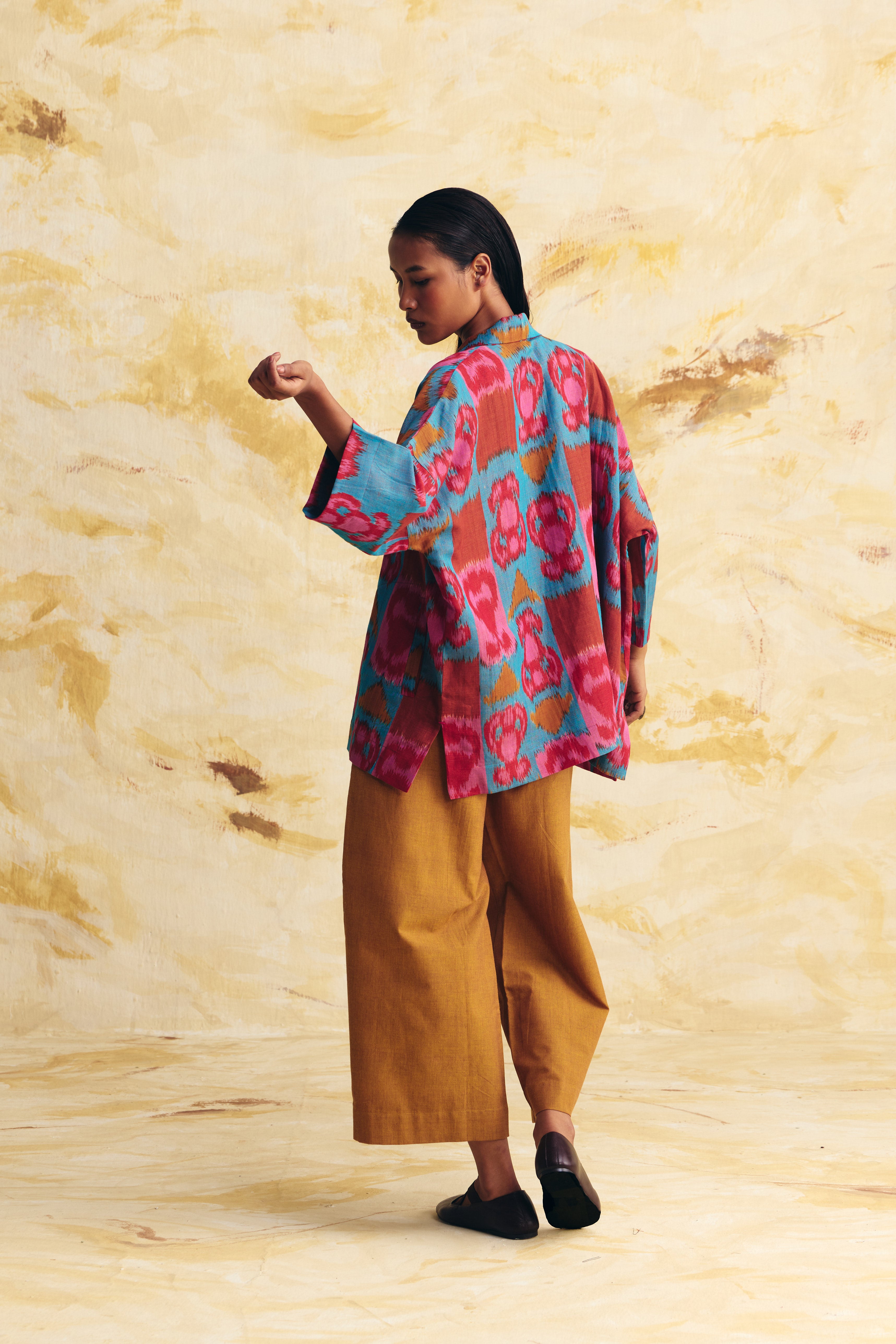 INERTIA LINEN KIMONO