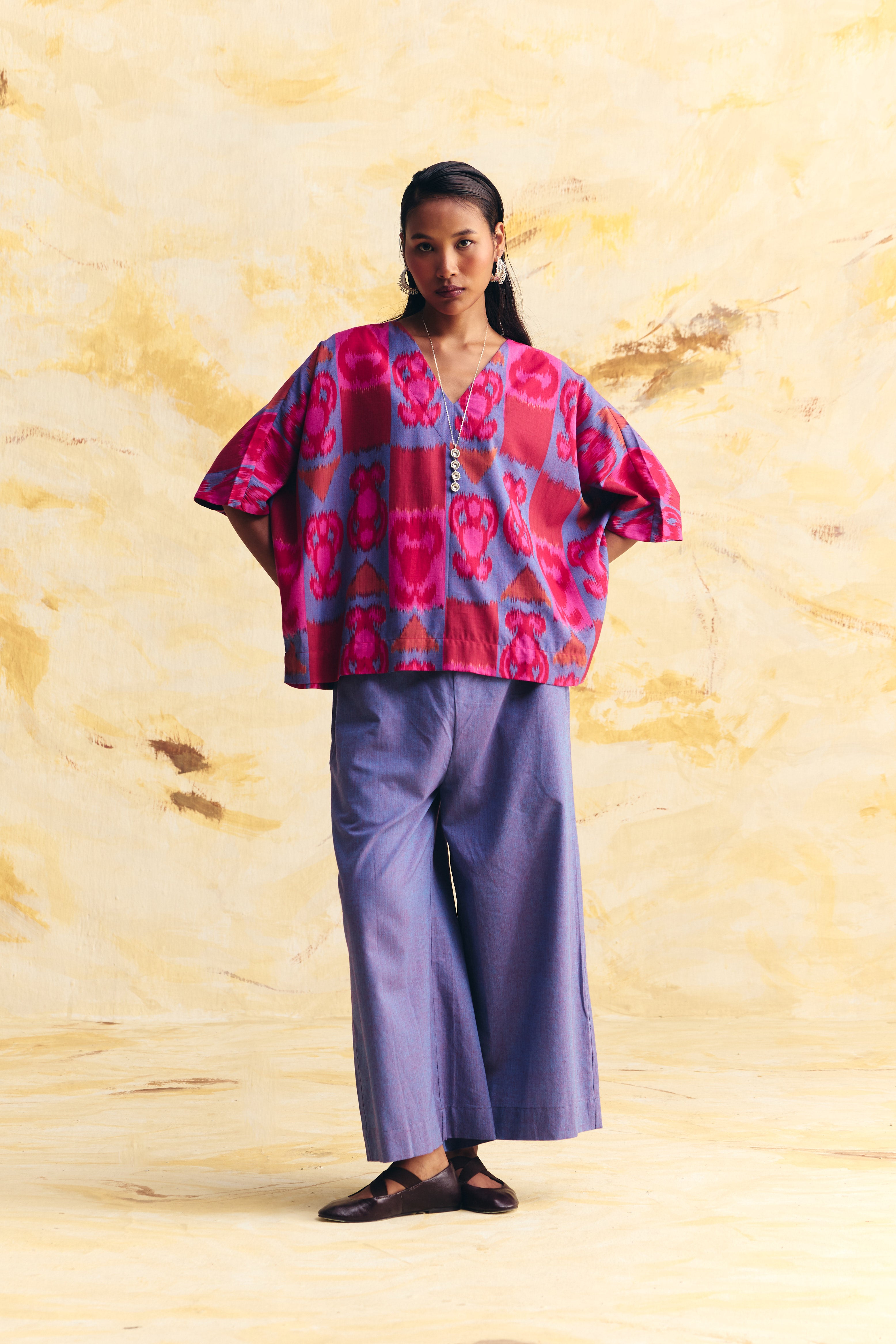 ETHEREAL INVERTED TRAPEZE TOP CO-ORD