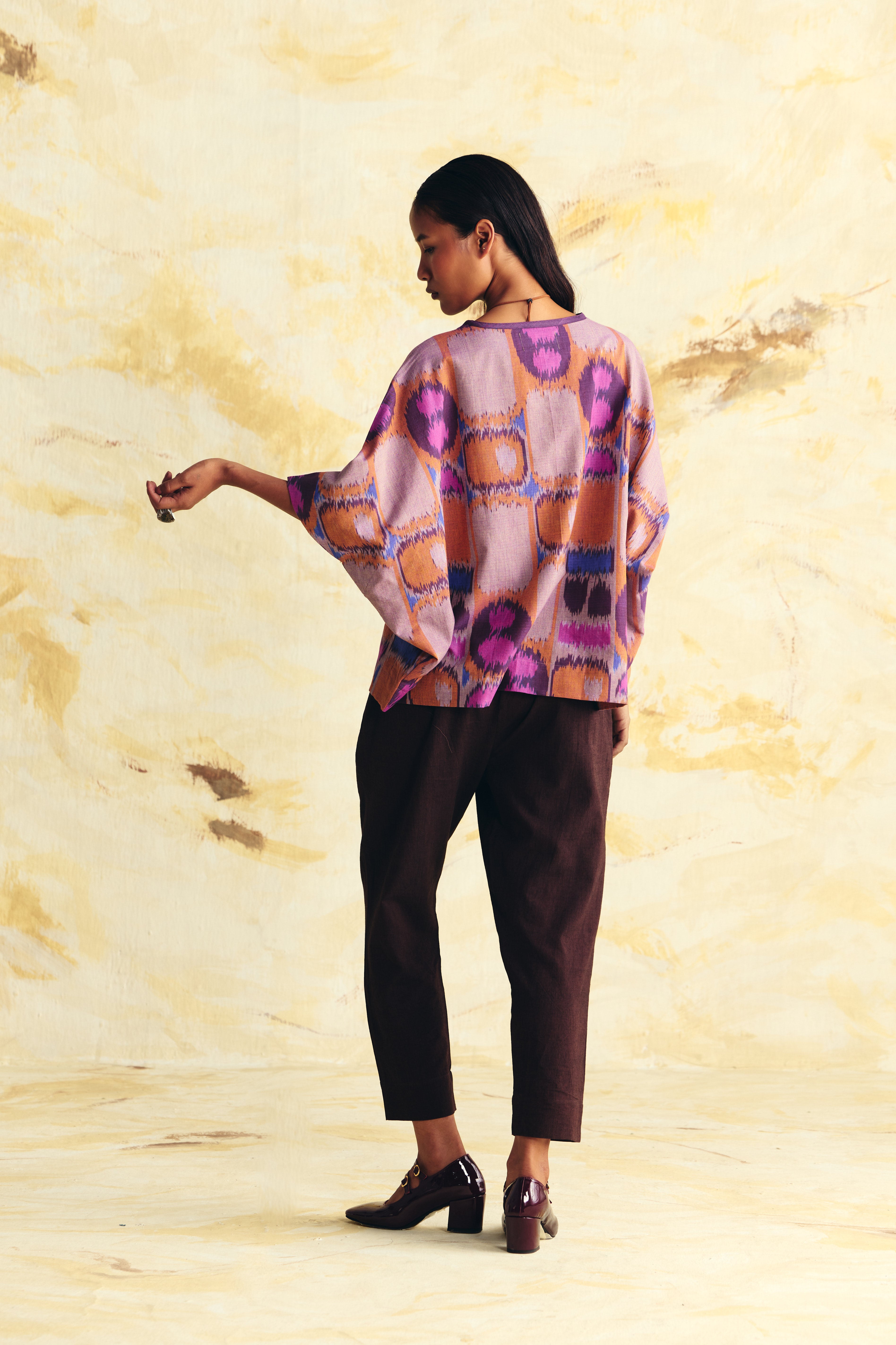 VIBRATION INVERTED TRAPEZE TOP CO-ORD