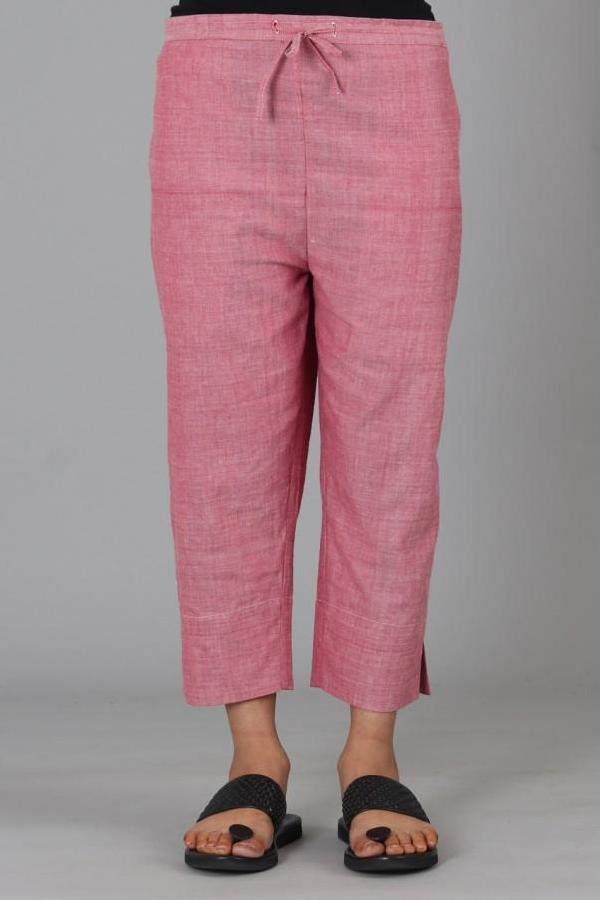 Light Pink Capri Trouser
