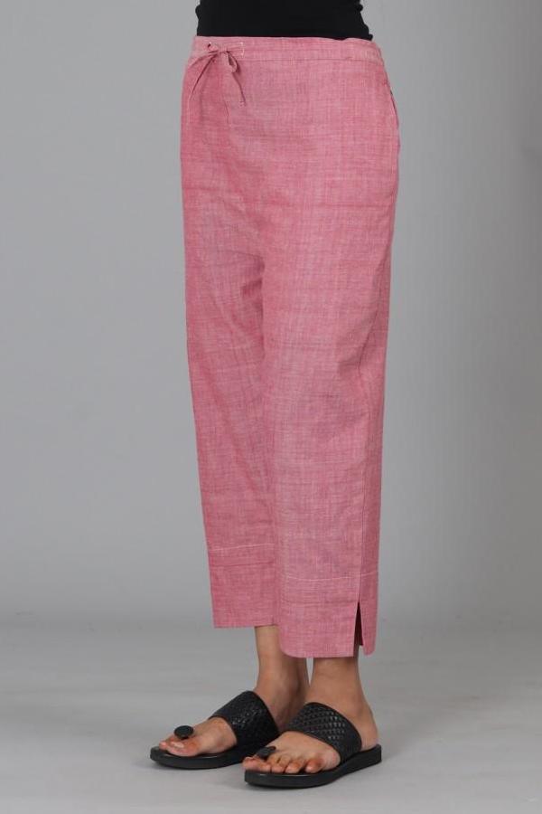 Light Pink Capri Trouser