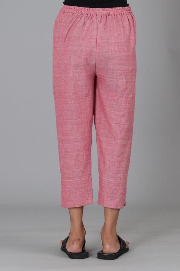 Light Pink Capri Trouser