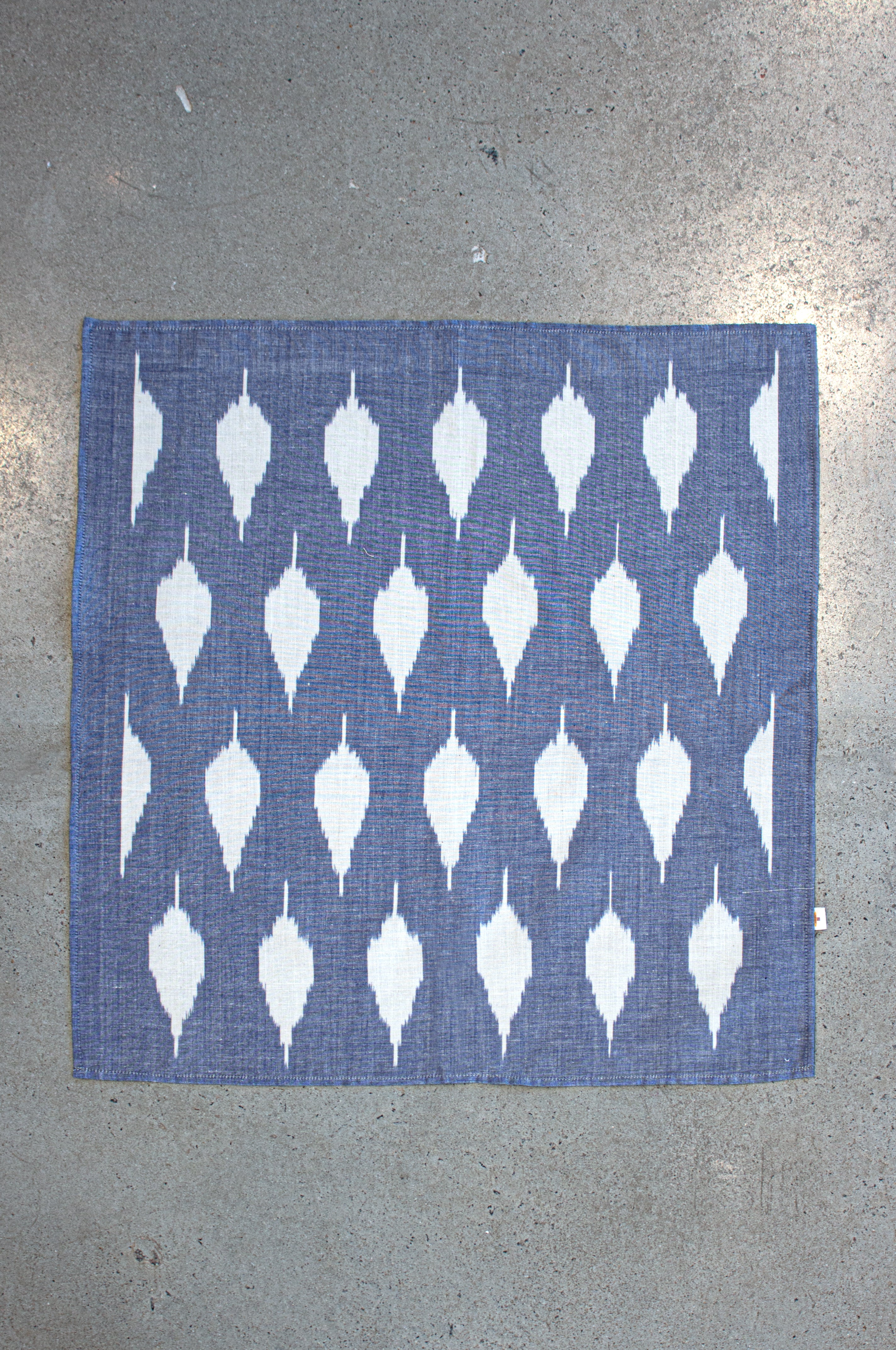 Blue Leaf Napkin (Set Of 4)