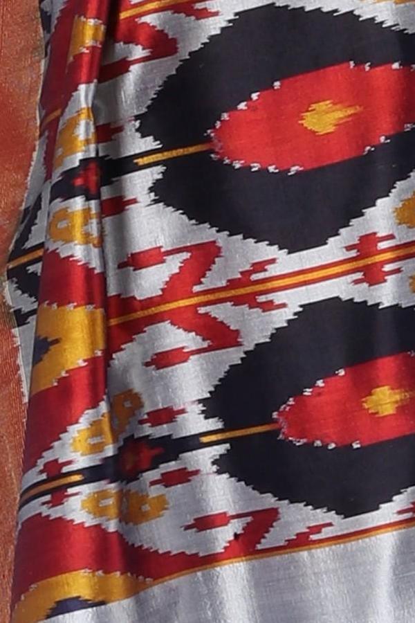 Gladiolas Silk Saree
