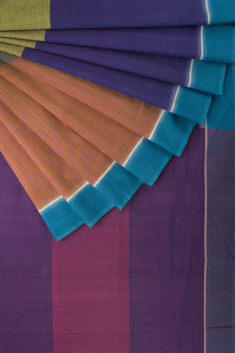 Multi Colour Cotton Saree