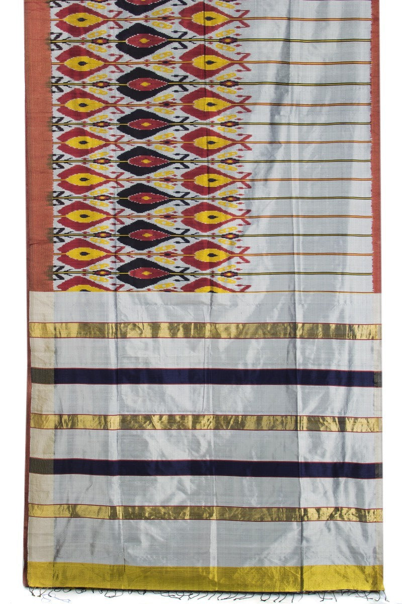 Gladiolas Silk Saree