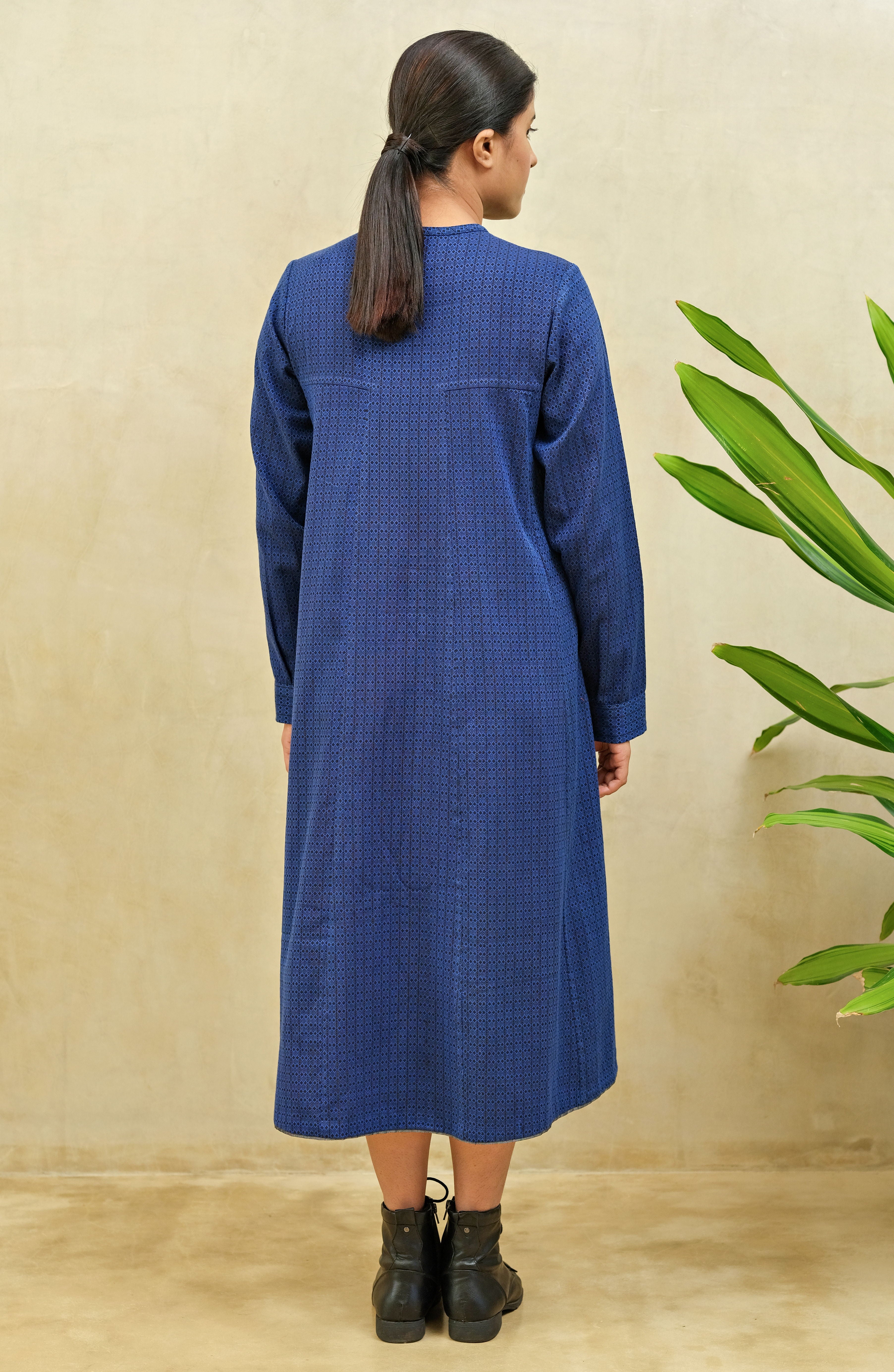 Azure Button Down Dress