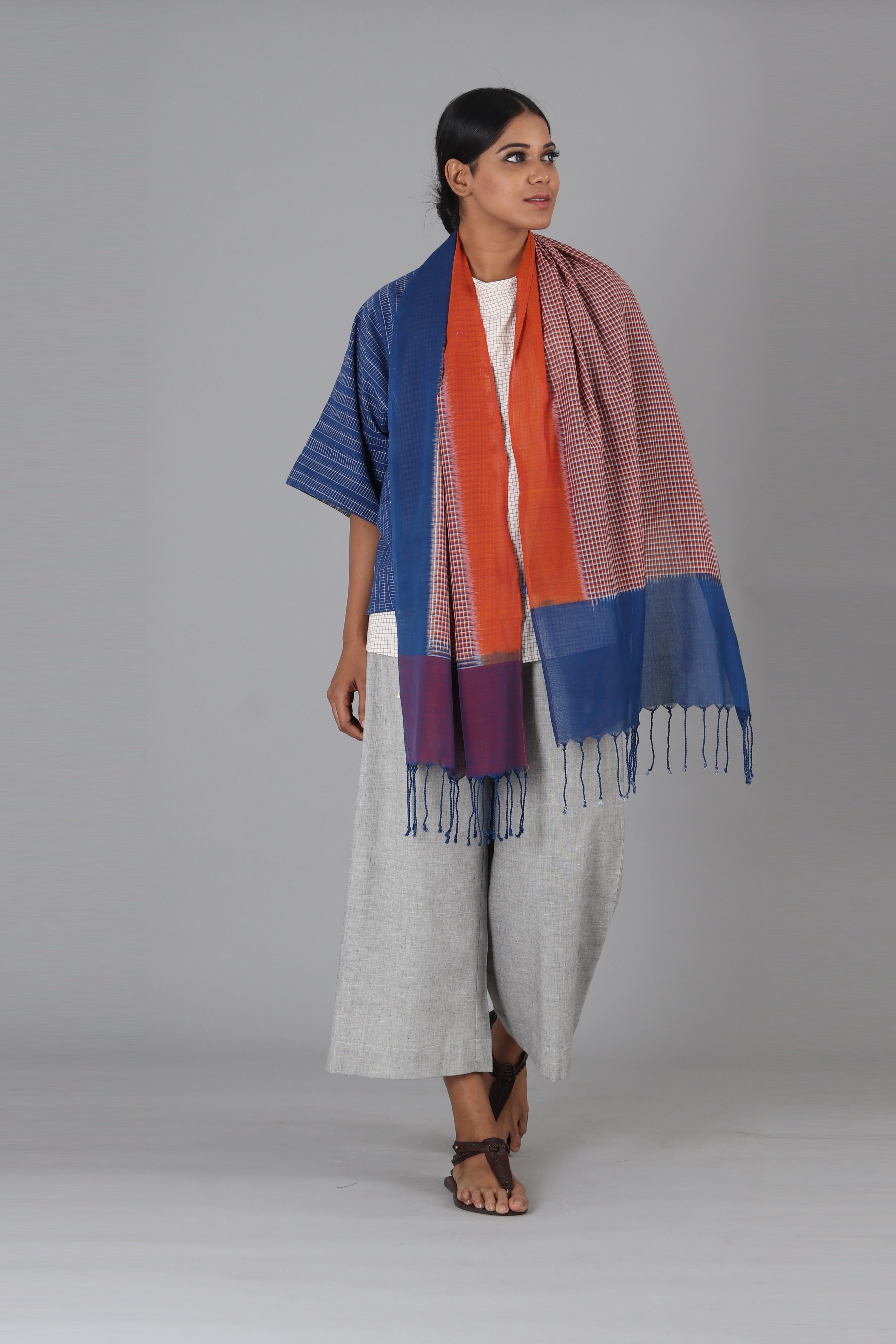 Blue Wire Kimono Jacket