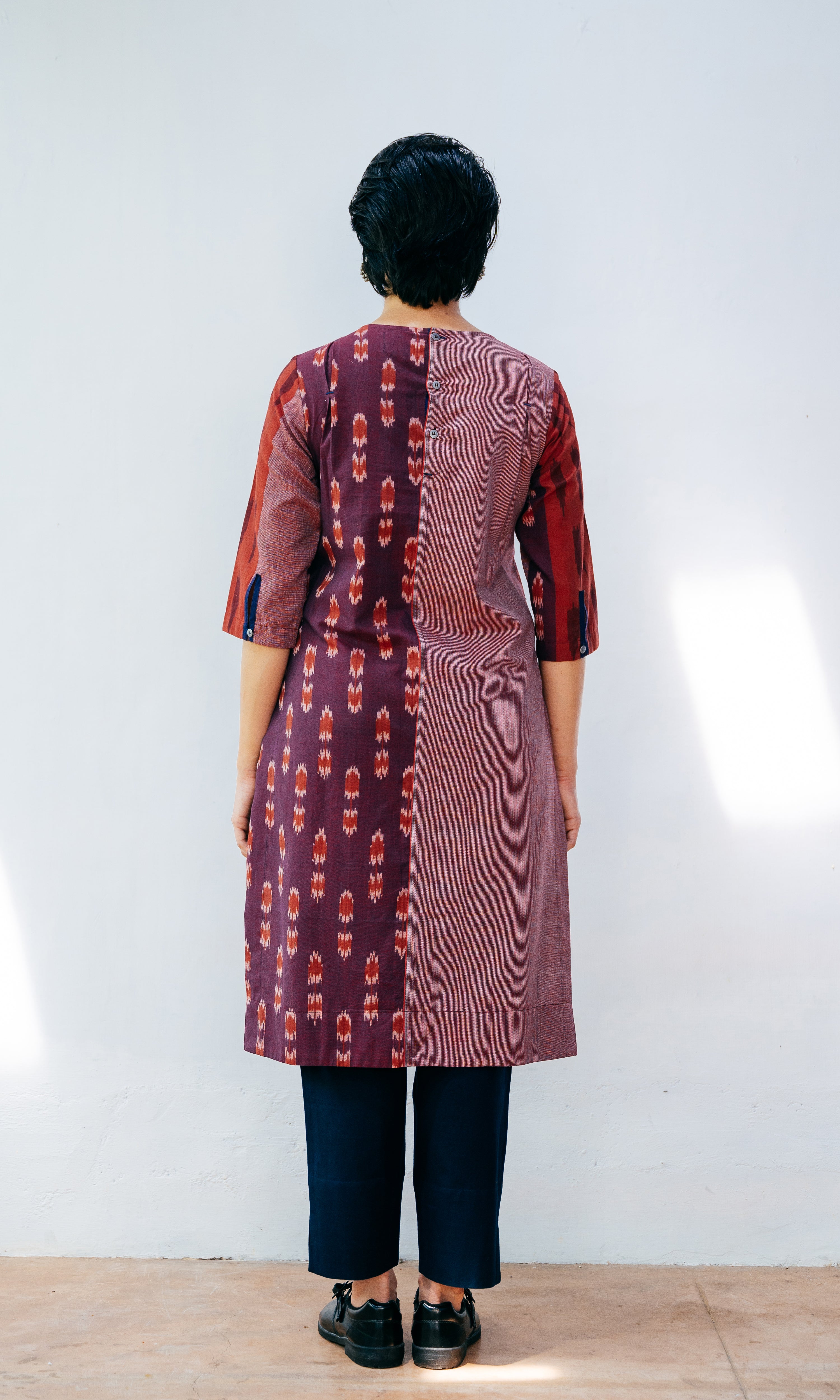 Blush Pleated Kurta