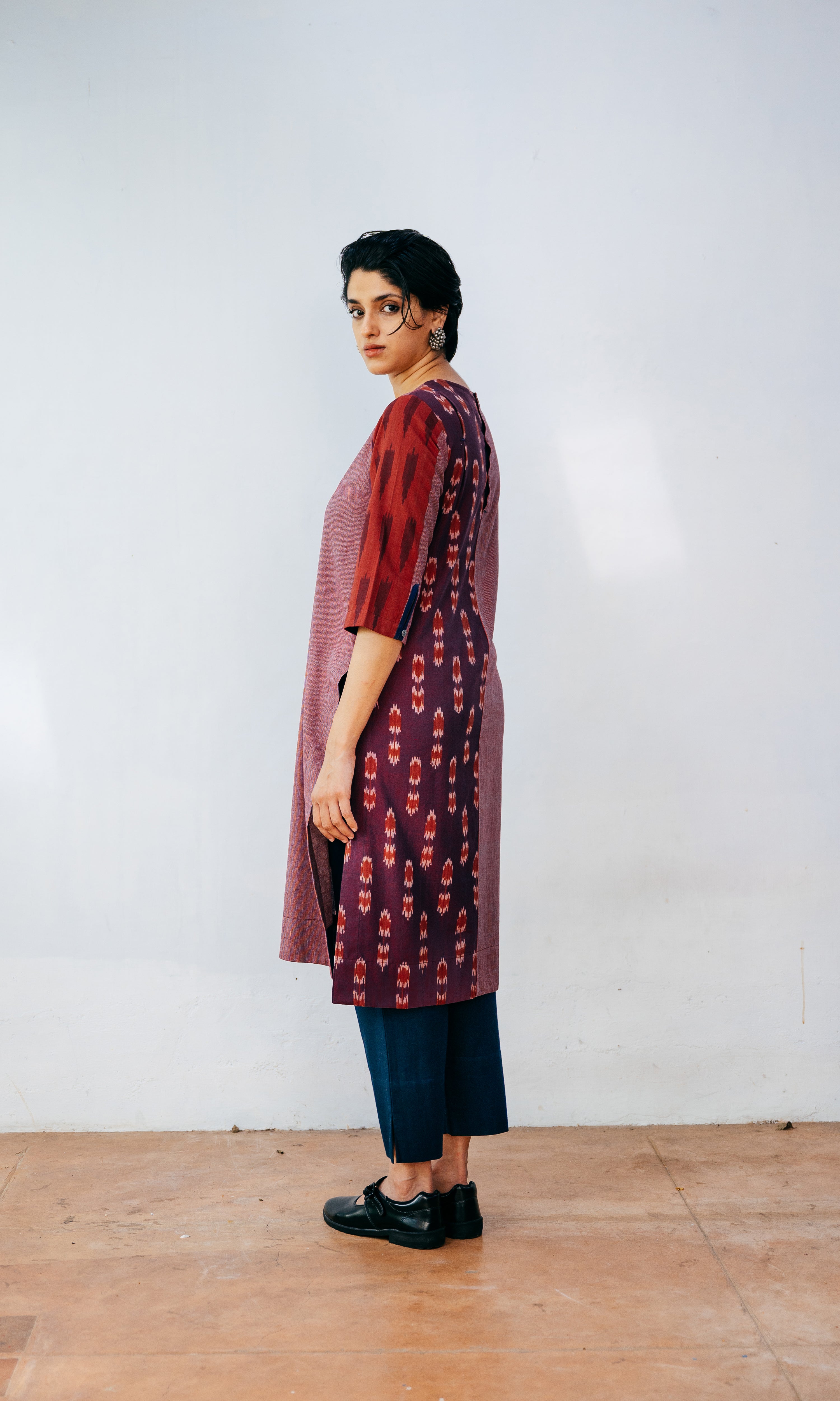 Blush Pleated Kurta