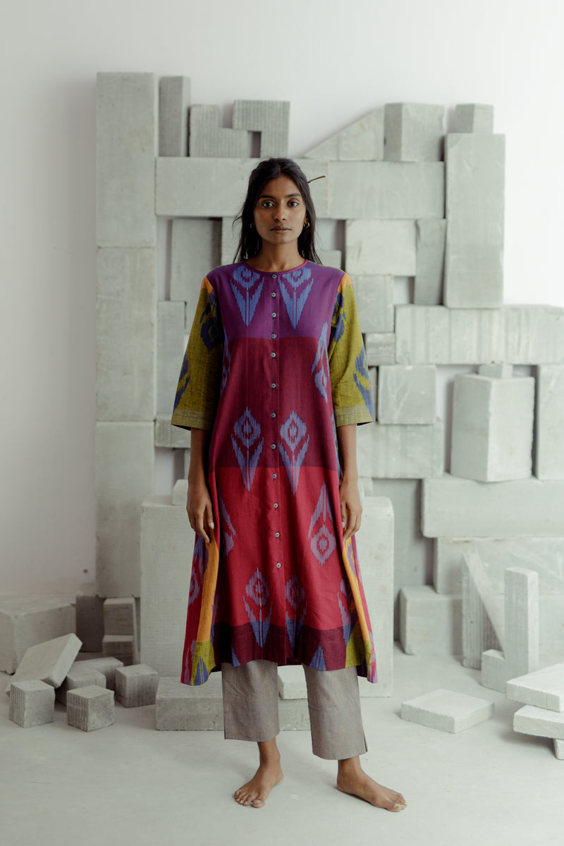 Bougainvillea Open Long Dress